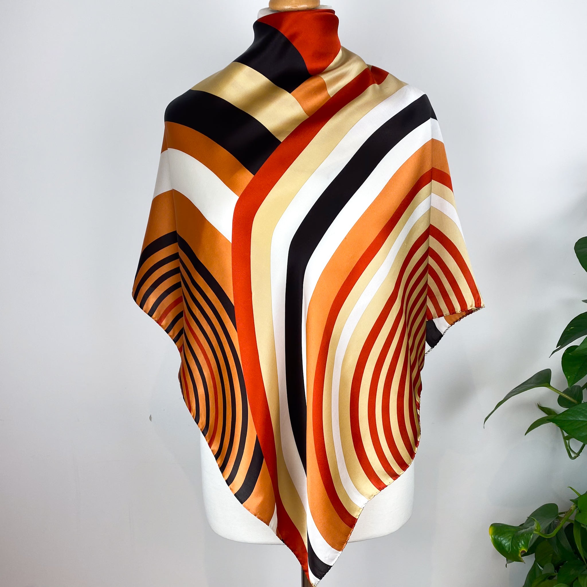 1970’s Style Italian Vintage Silk Scarf