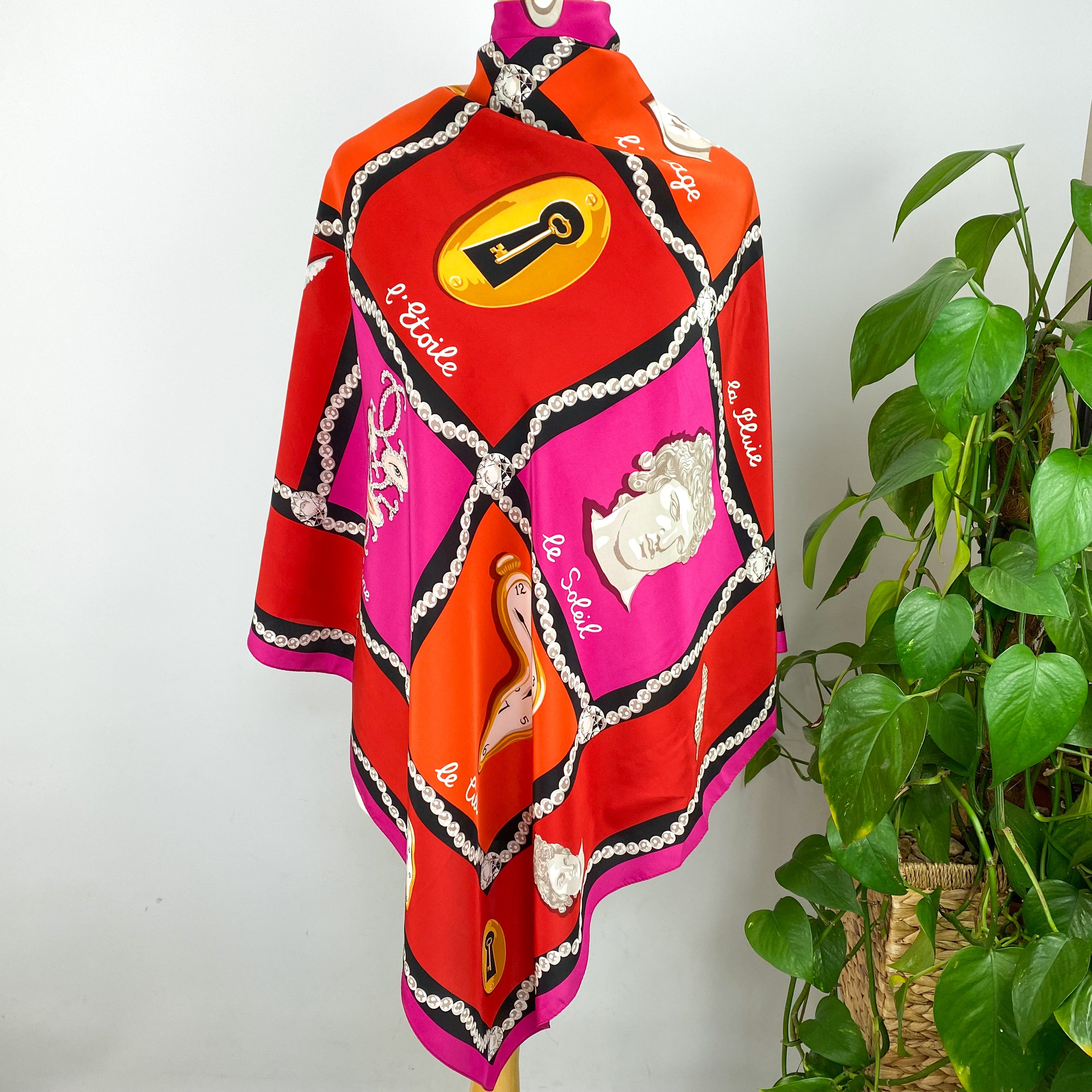 English Eccentrics Silk Scarf