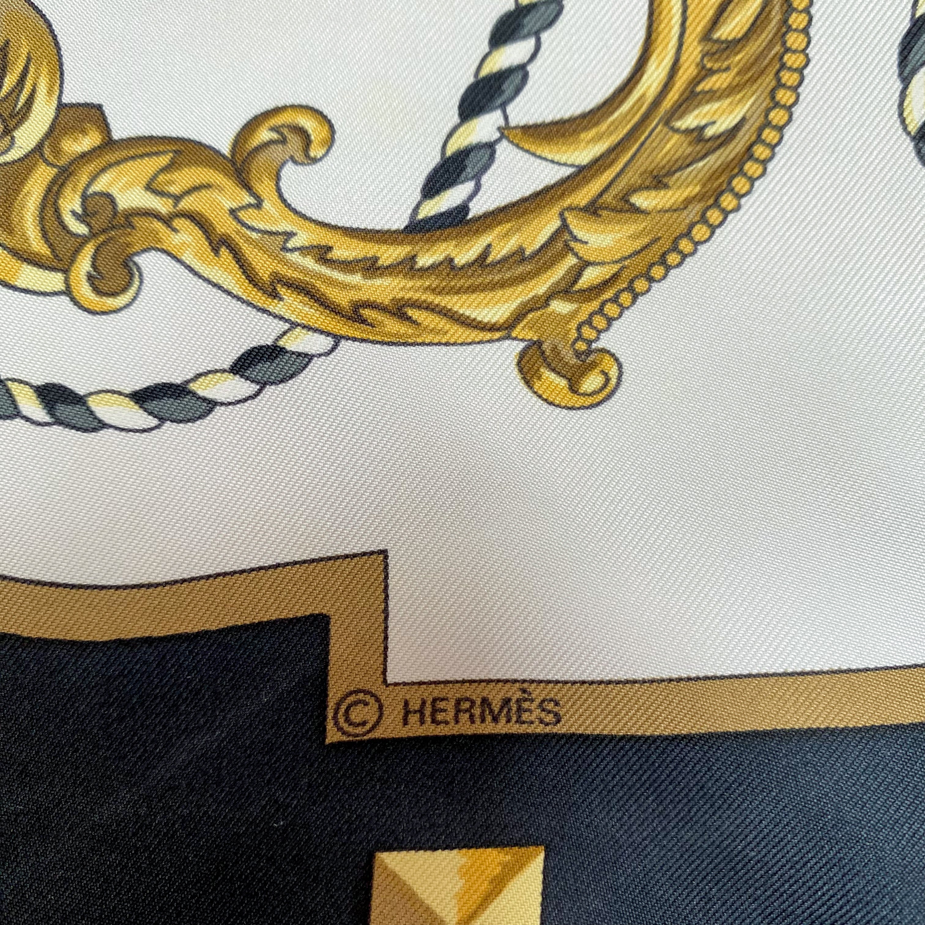 Hermès Les Clefs Silk Scarf