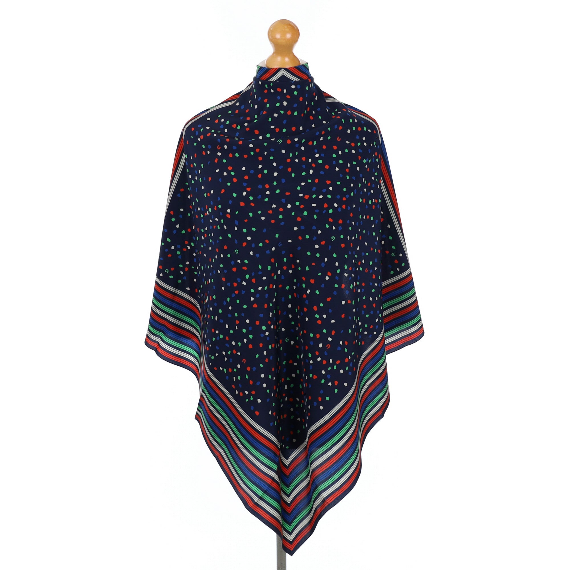 Etienne Aigner French Vintage Silk Scarf