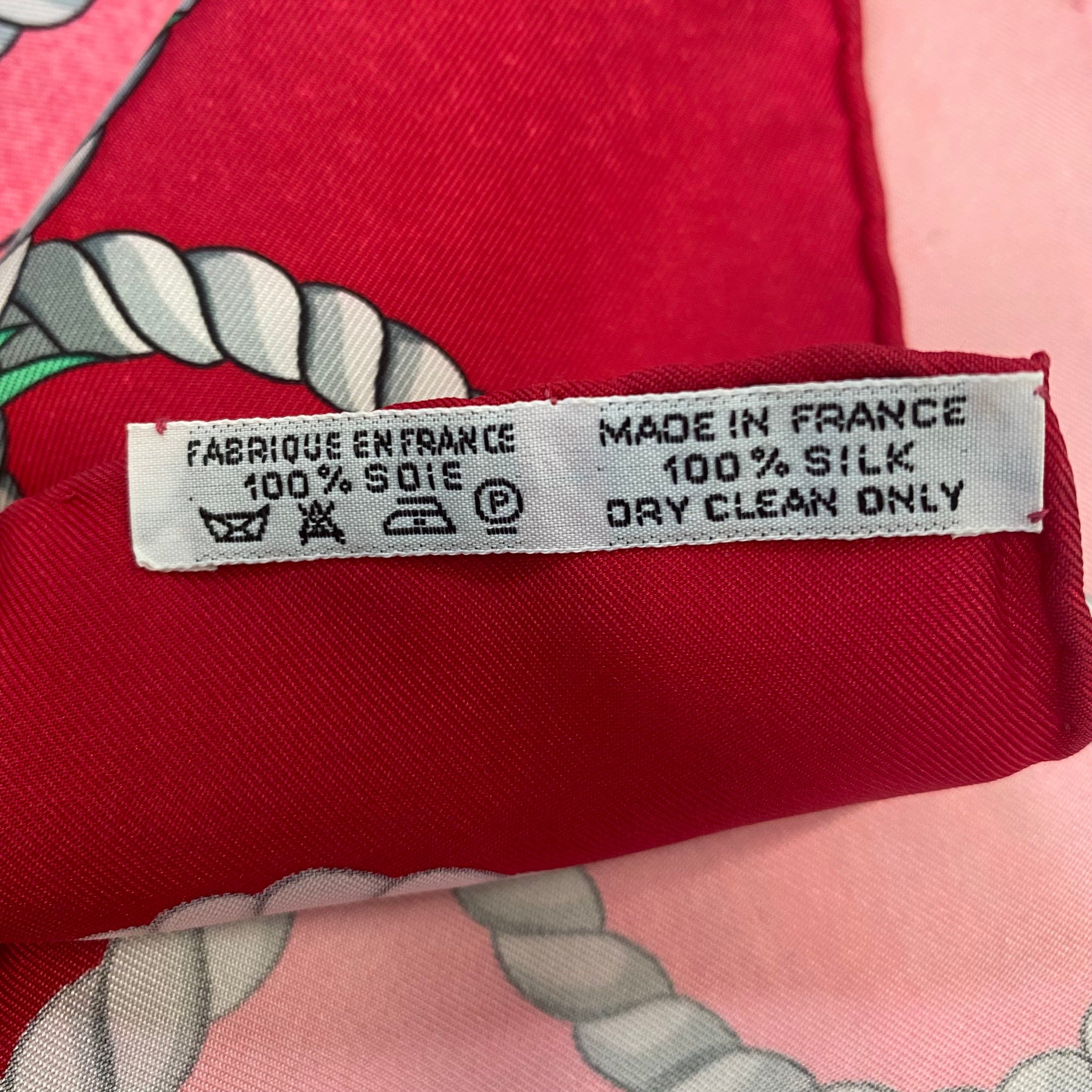 Hermès Les Folies Du Ciel Silk Scarf Quite Rare