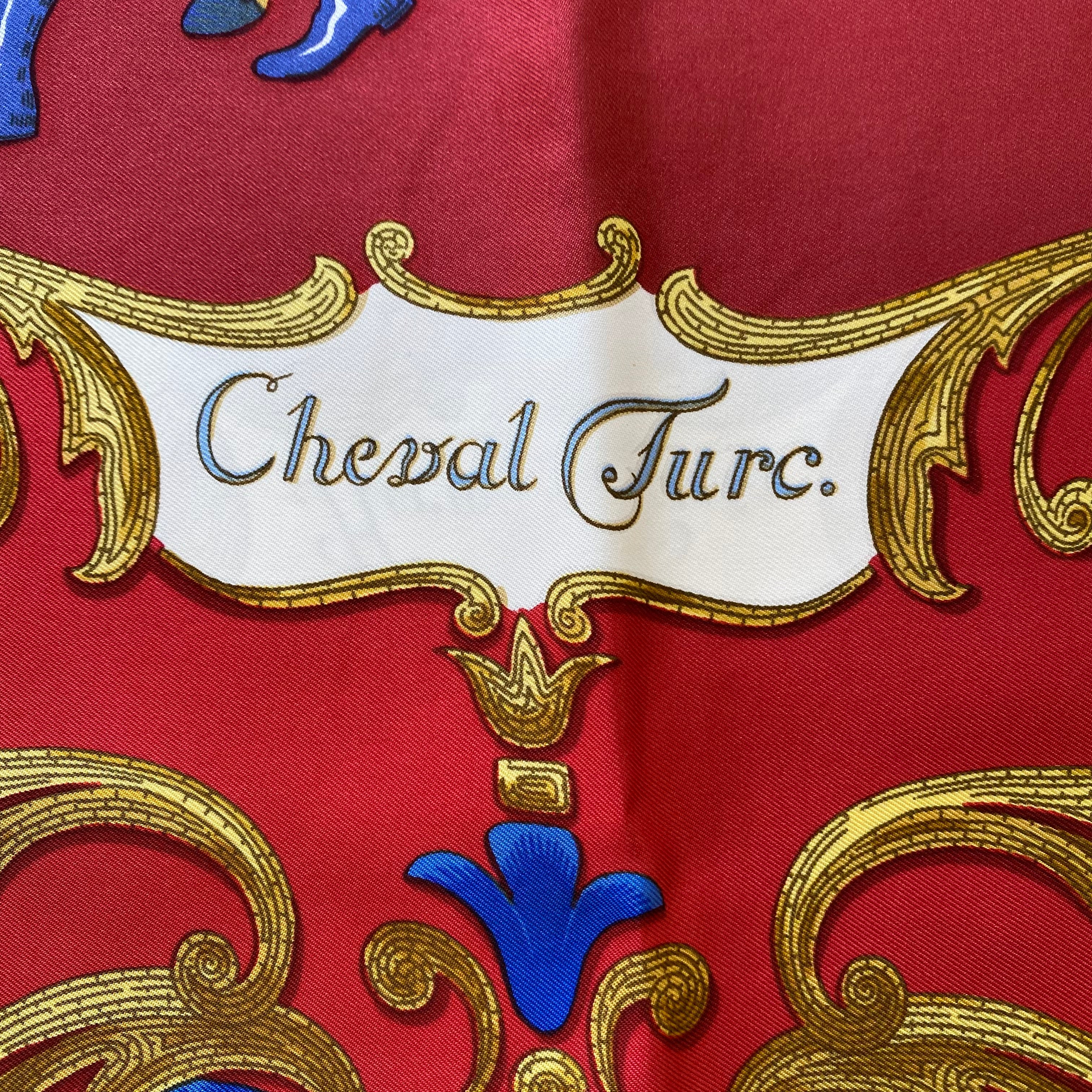 Hermès Cheval Turc Silk Scarf
