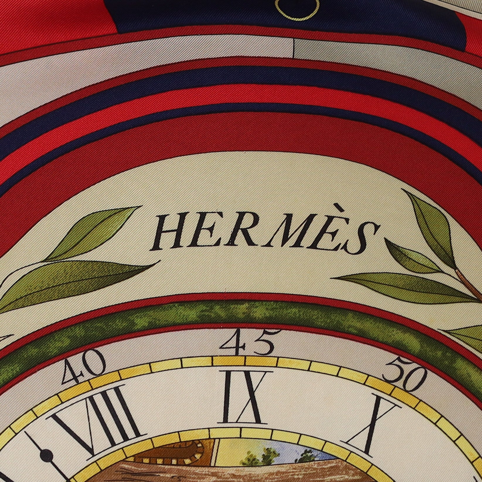 Hermès La Ronde des Heures Silk Scarf