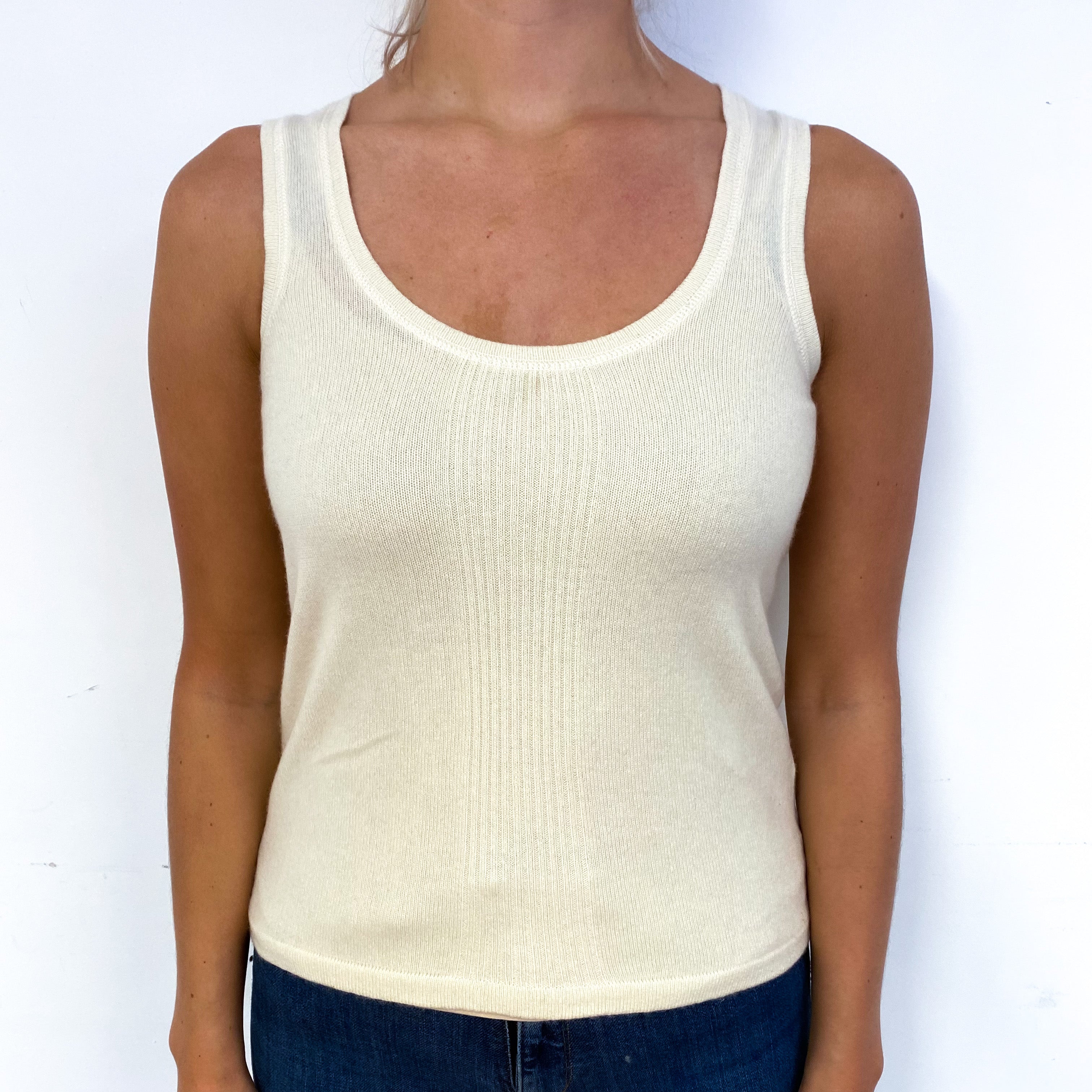 Ralph Lauren Cream Cashmere Vest Small
