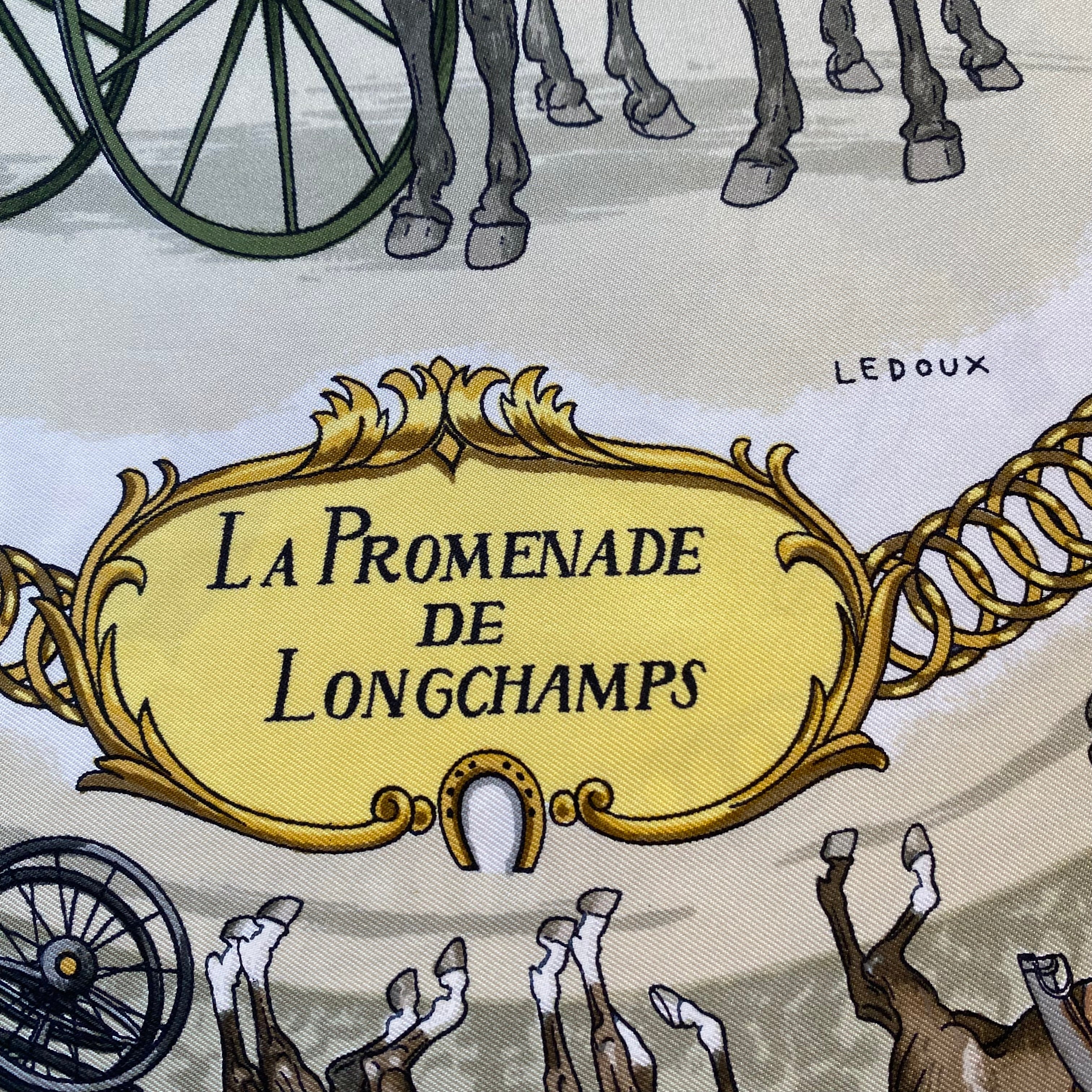 Hermès La Promenade de Longchamps Silk Scarf