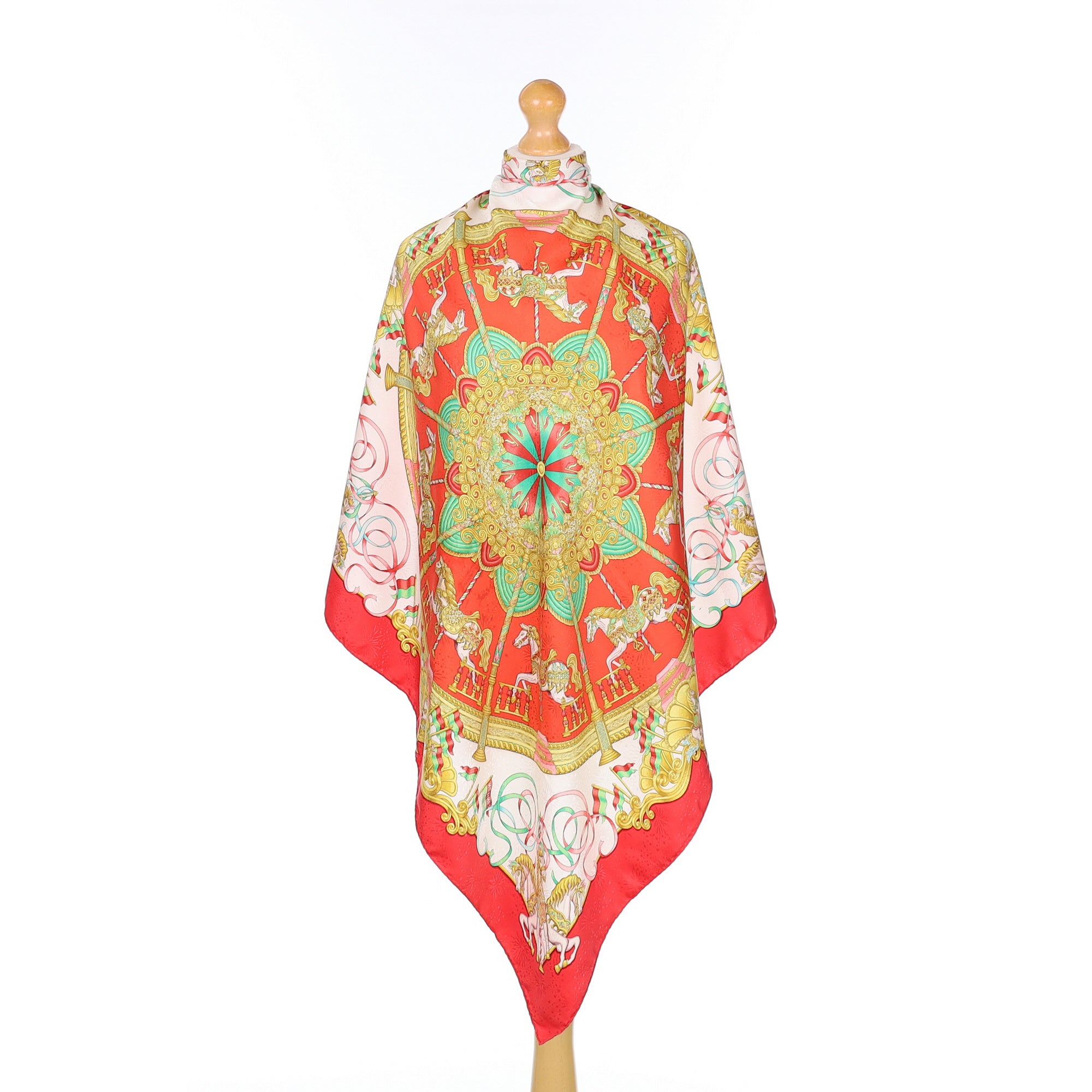 Hermès Luna Park Silk Scarf