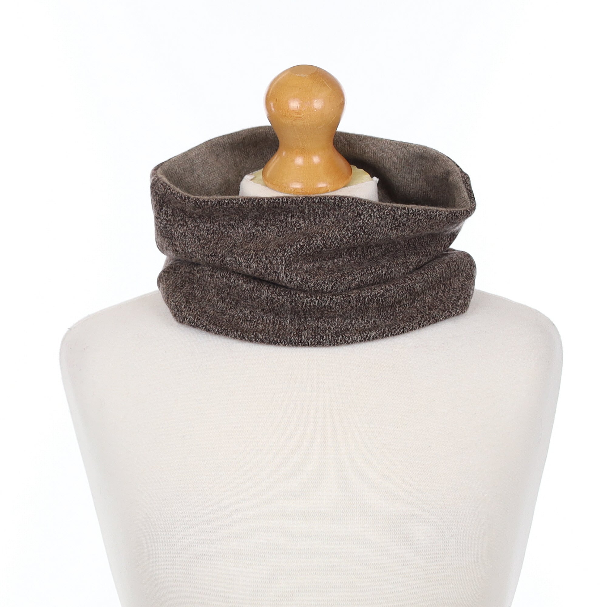 Peppercorn Marl and Mocha Neck Warmer