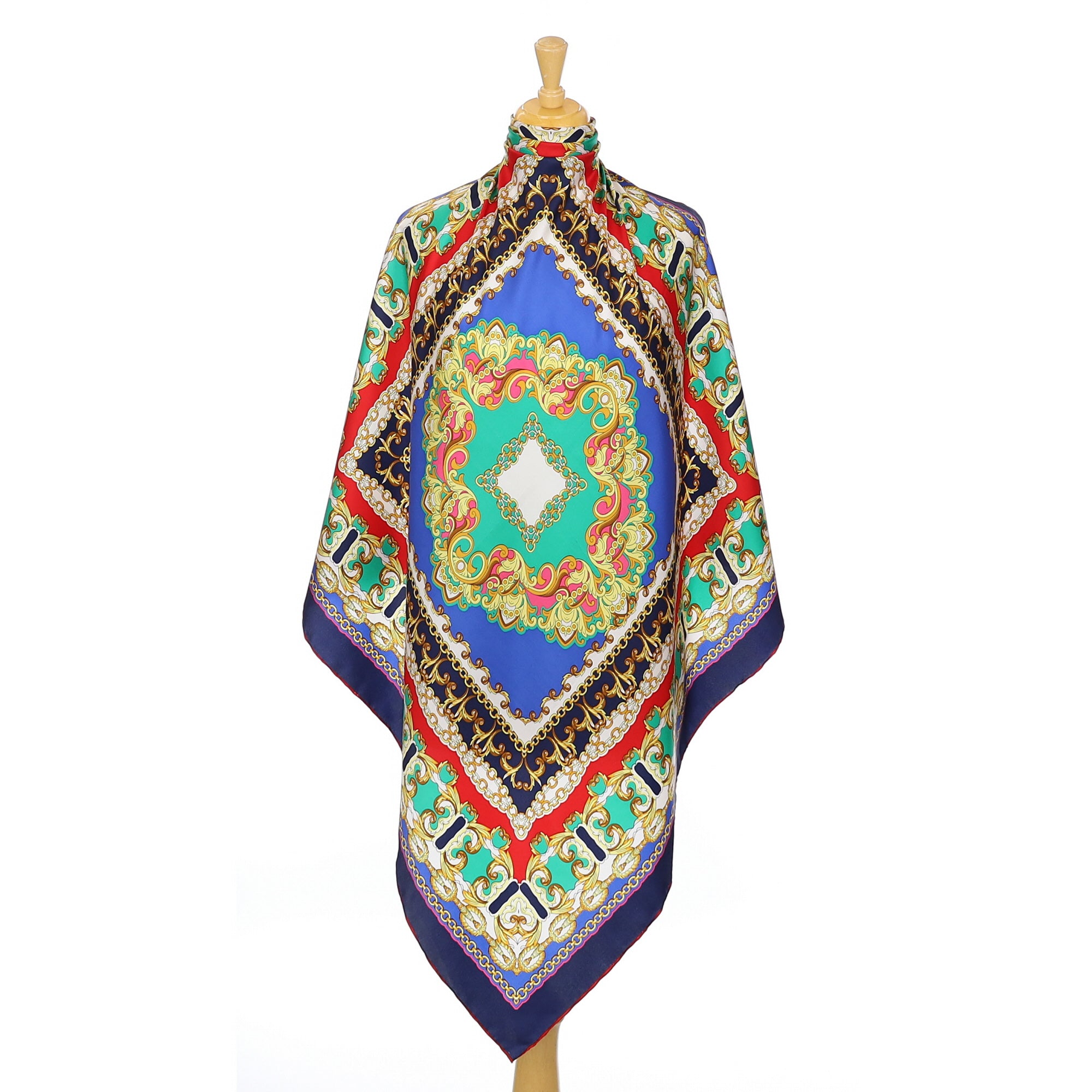Cordings Traditional Multicoloured Silk Scarf