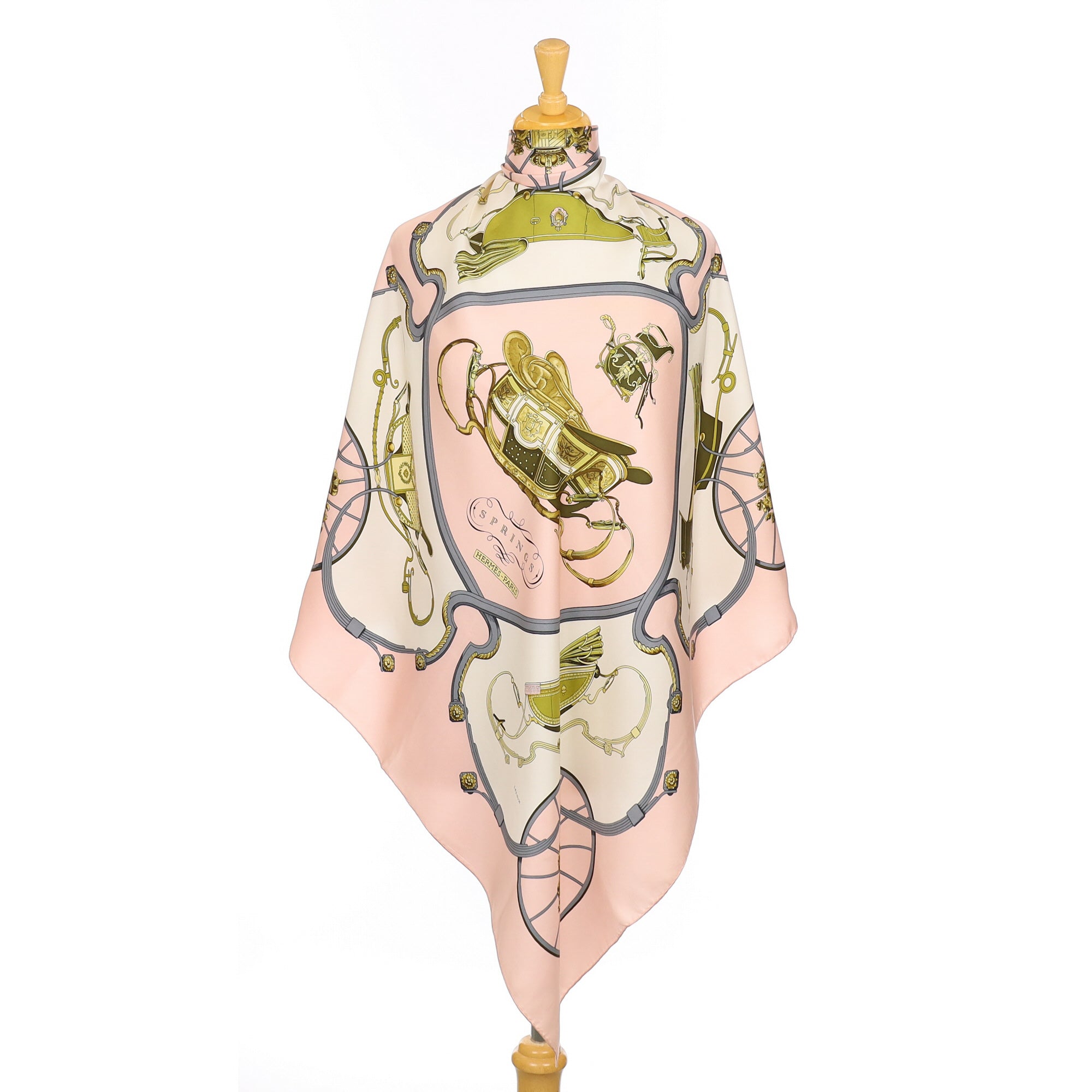 Hermès Springs Silk Scarf