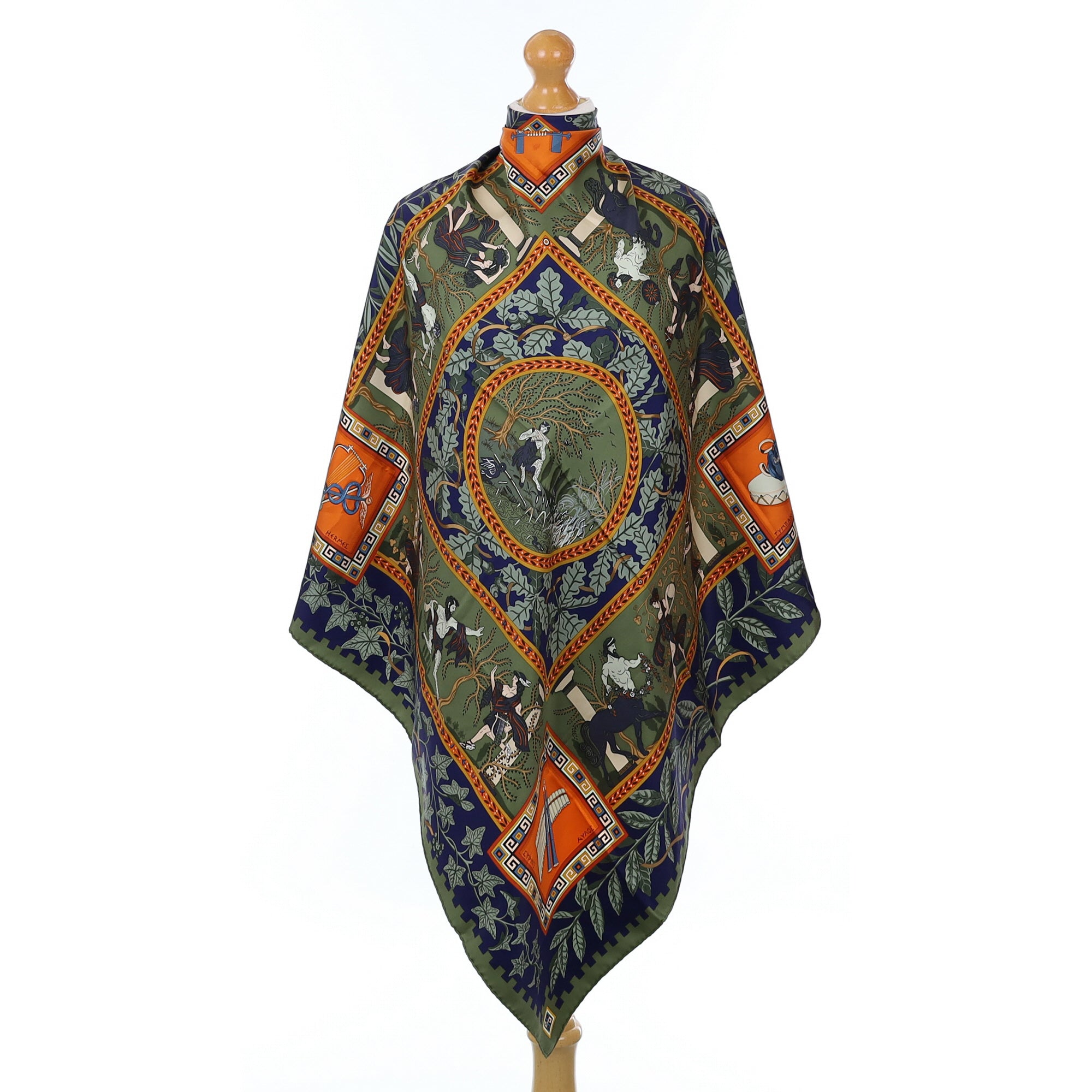 Pristine Hermès Musique des Dieux Silk Scarf Quite Rare