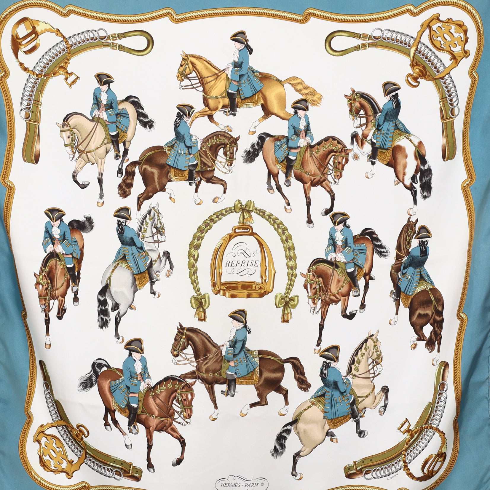 Hermès Reprise Vintage Silk Scarf