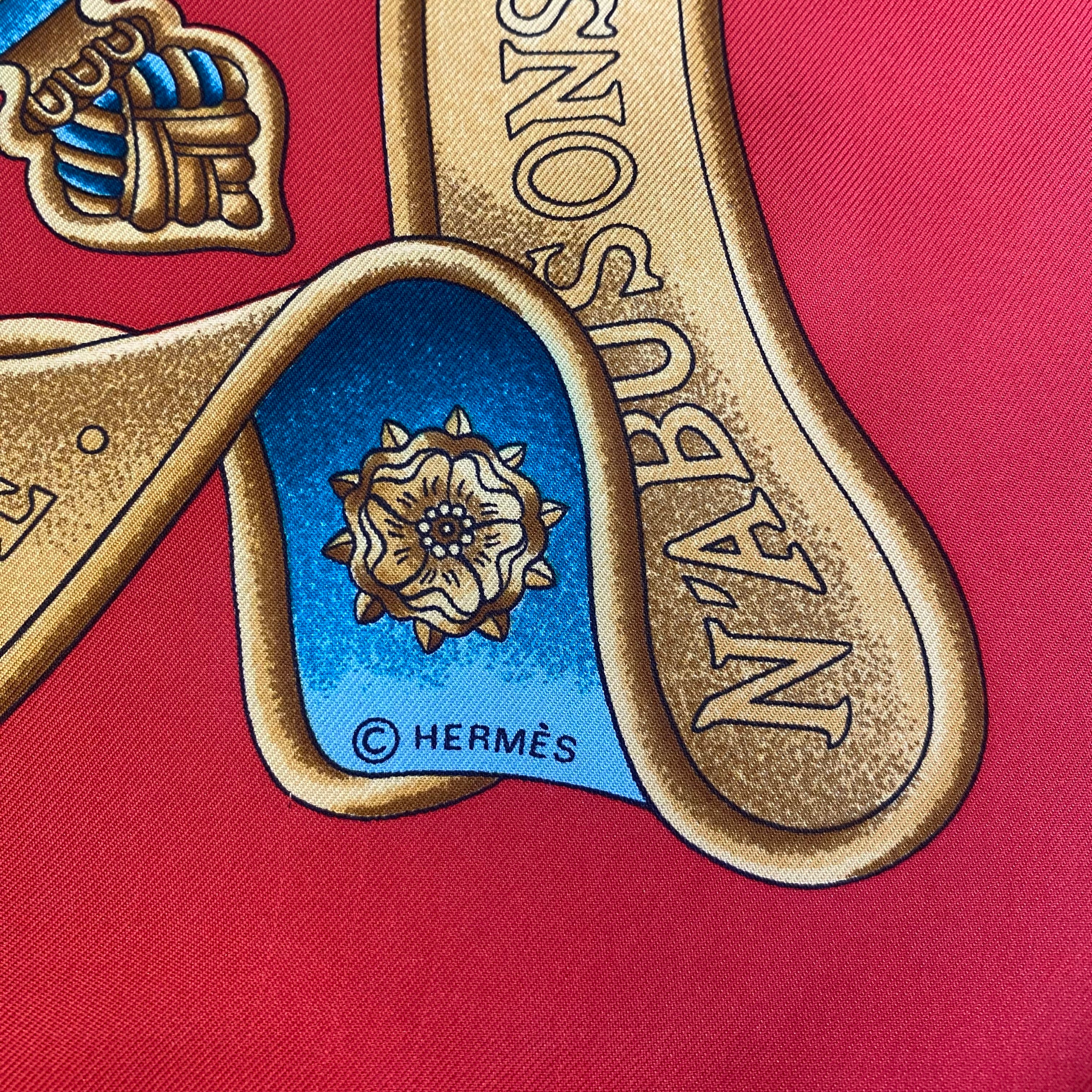 Hermès Europe Silk Scarf Rare