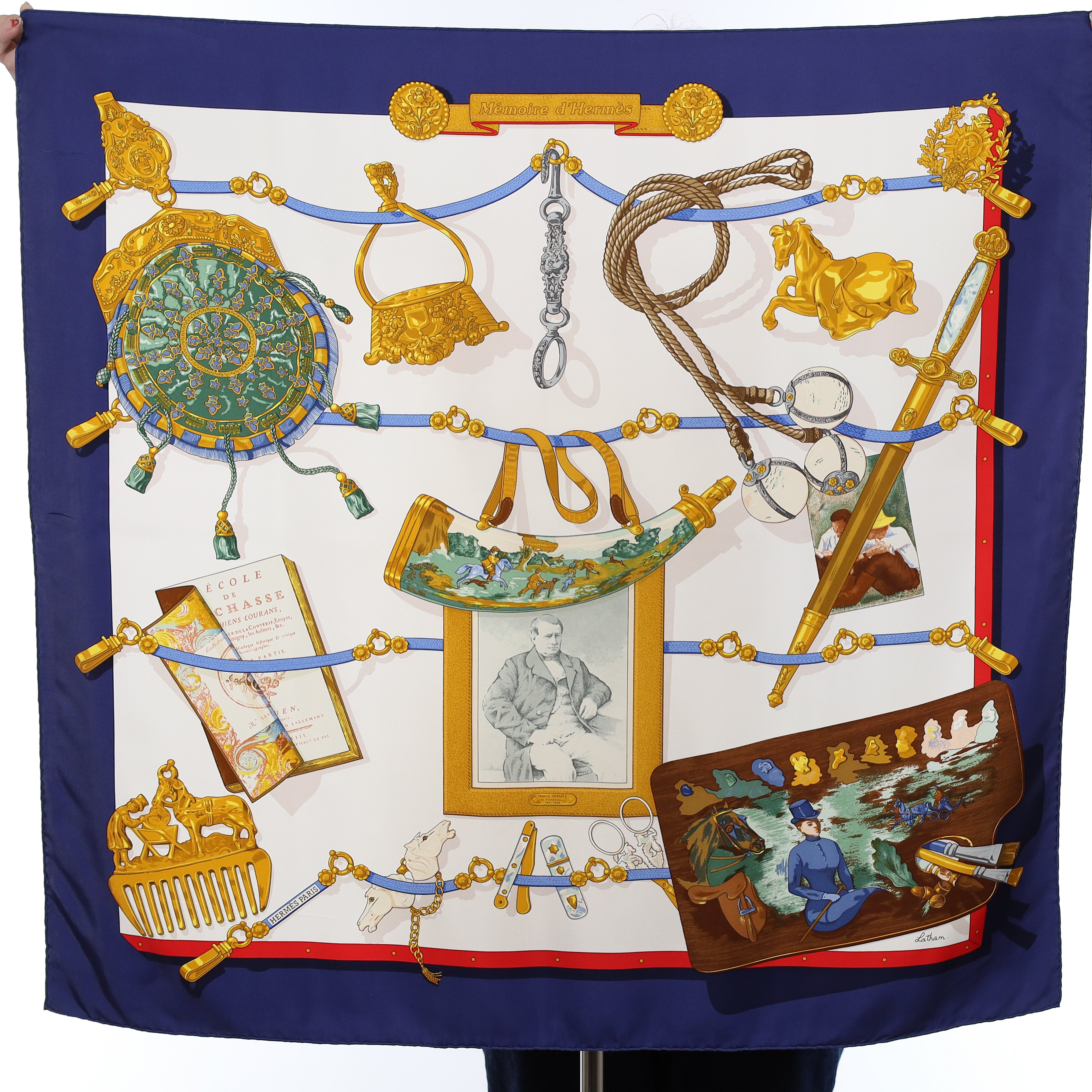 Hermès Mémoire D’Hermès Silk Scarf