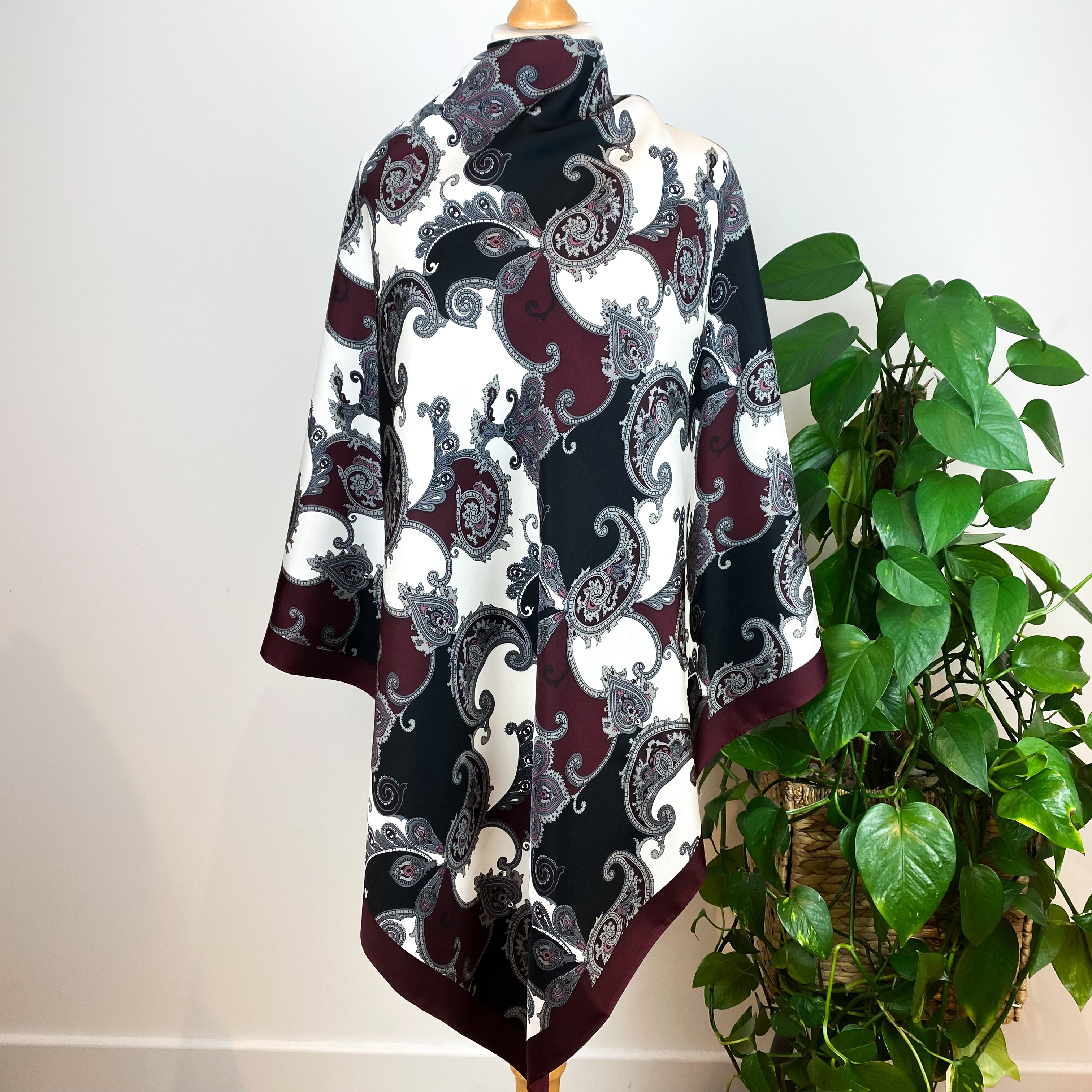 Ann Taylor Paisley Silk Scarf