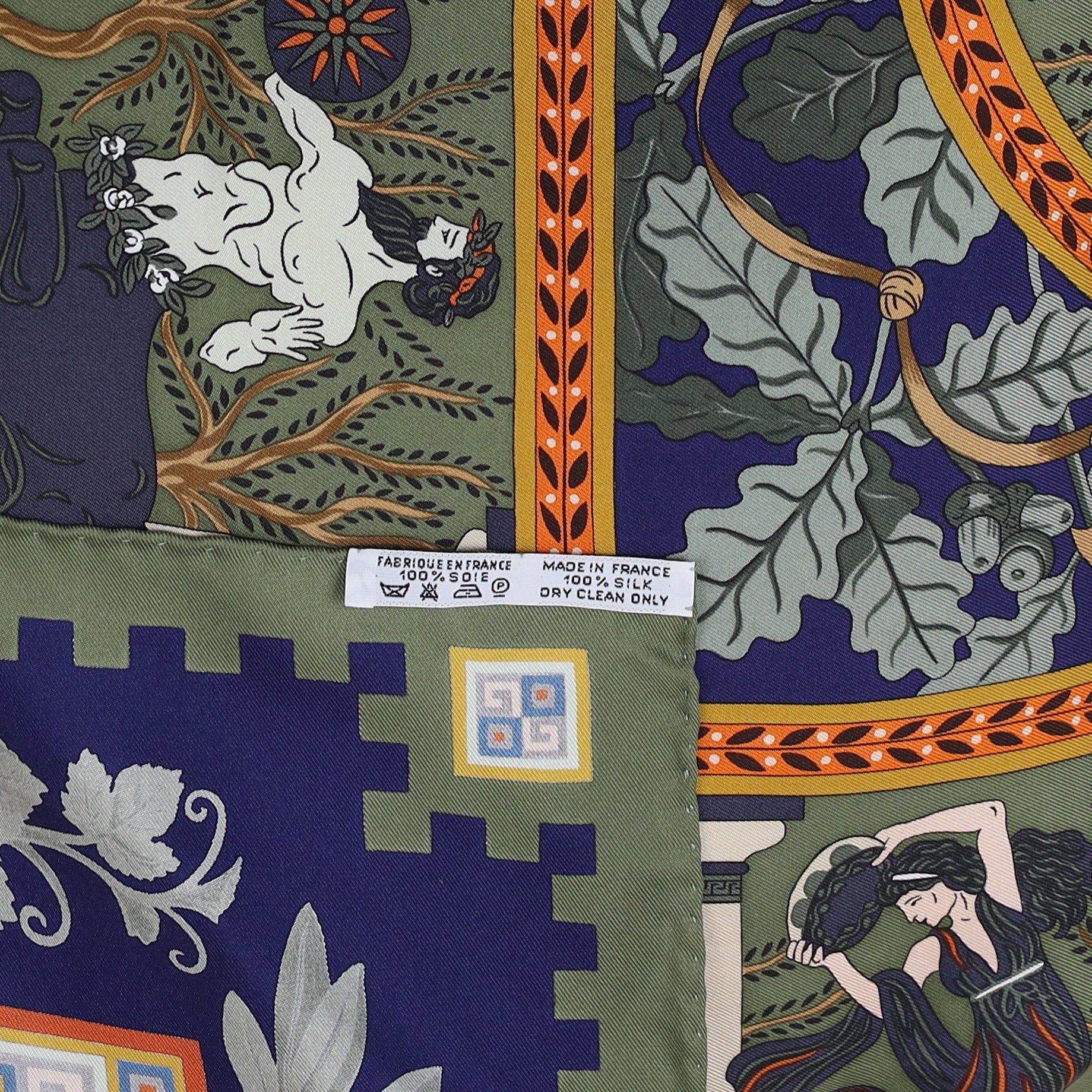 Pristine Hermès Musique des Dieux Silk Scarf Quite Rare