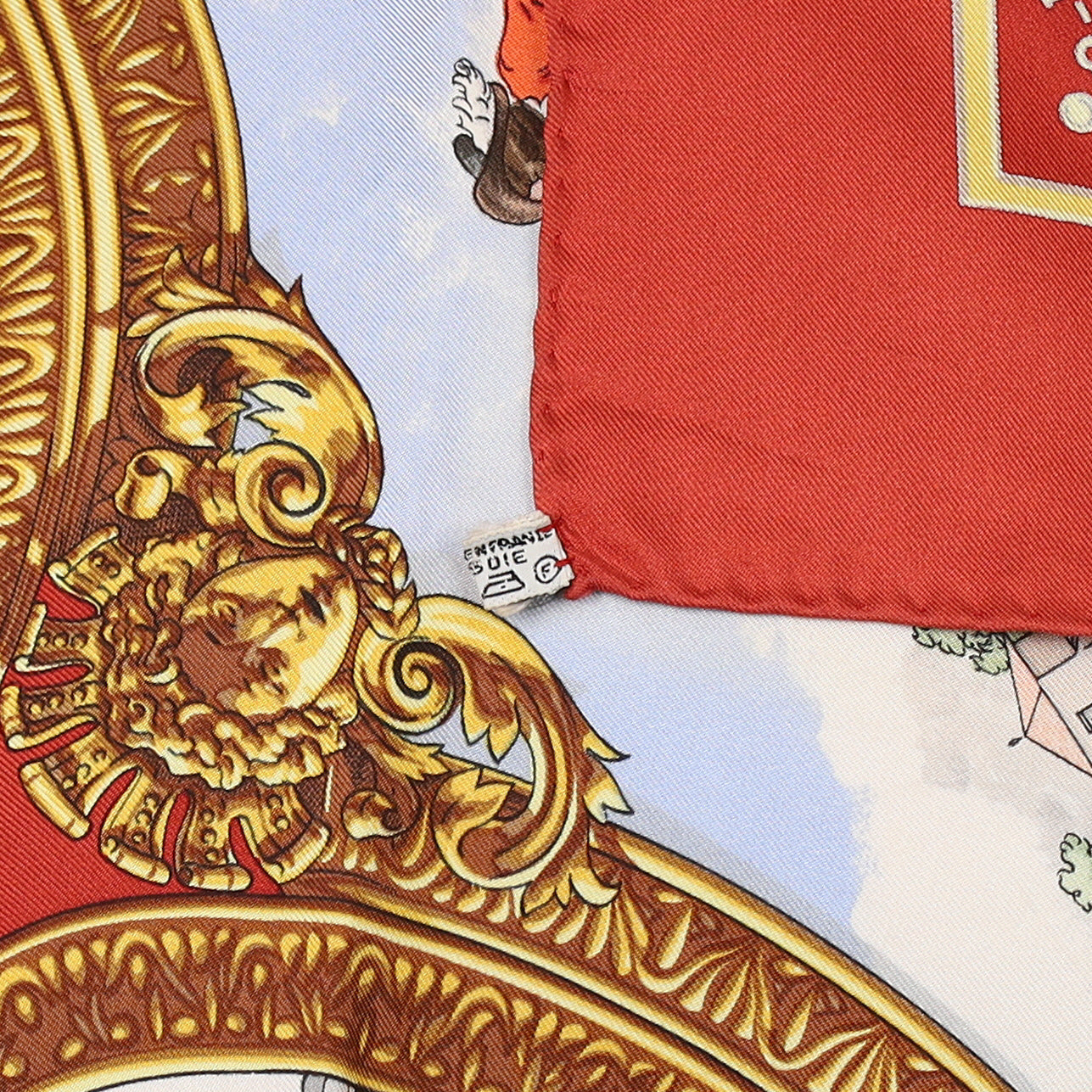 Pristine Hermès Les Trois Moufqvetaires Silk Scarf Rare