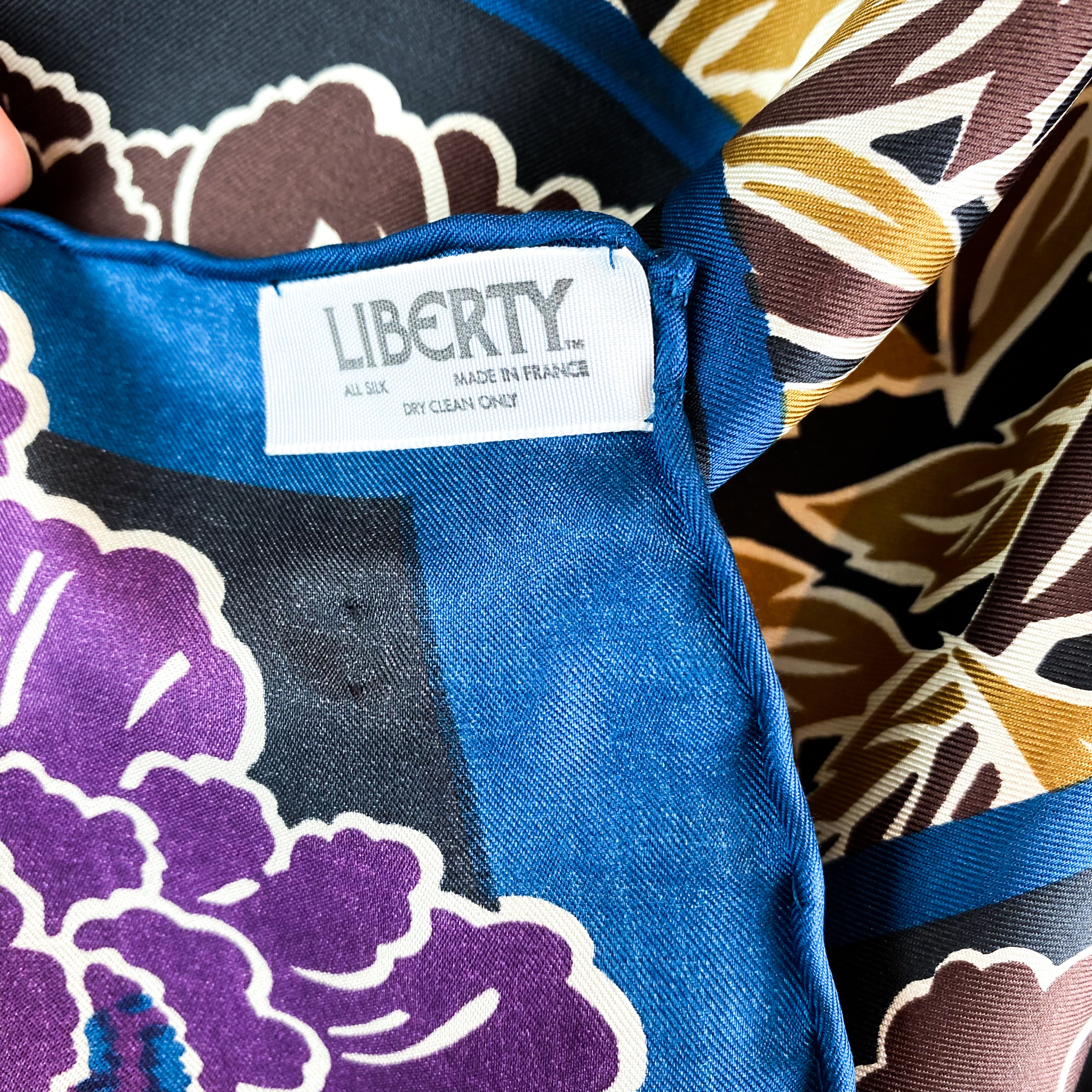 Unworn Liberty Designer Silk Scarf