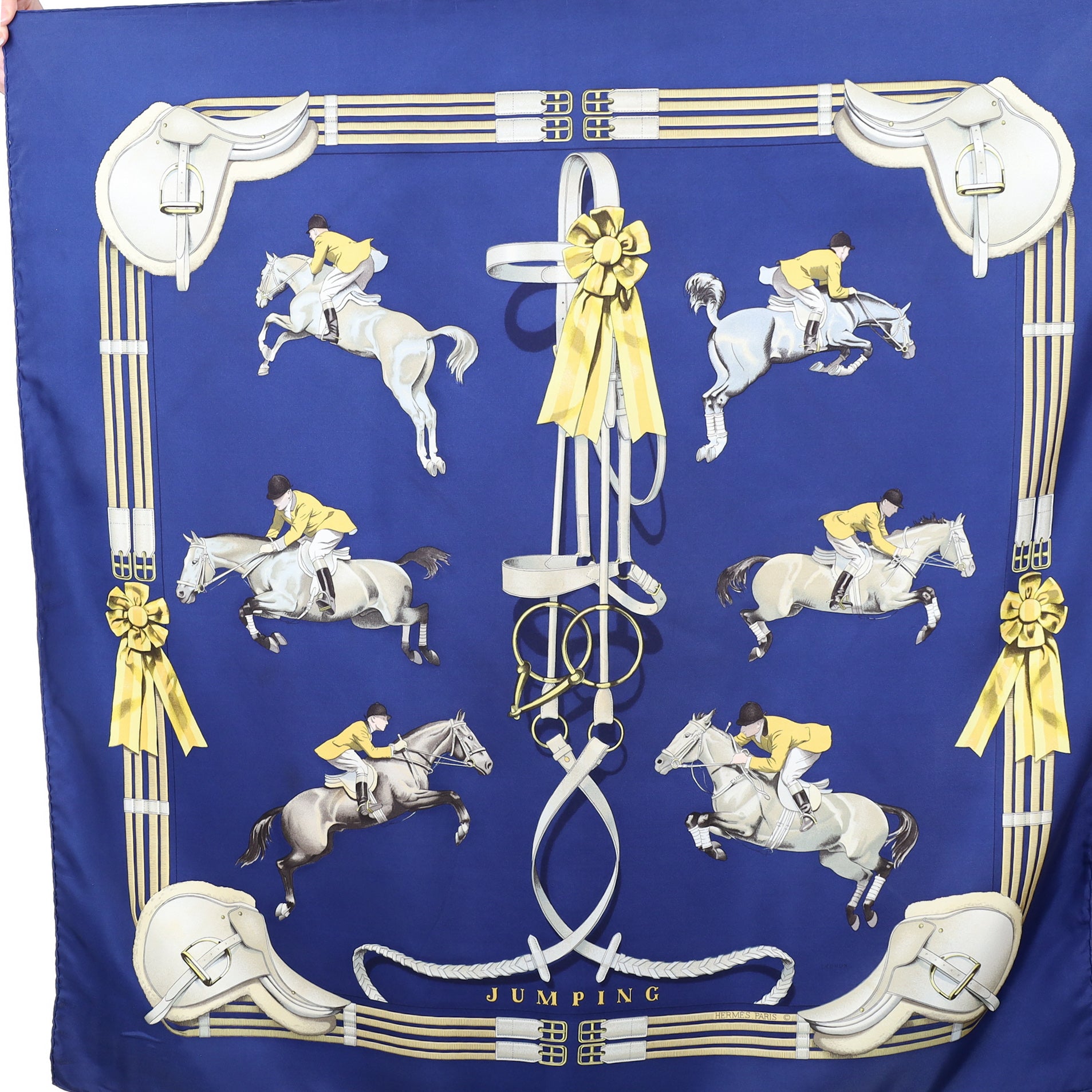 Hermès Jumping Silk Scarf