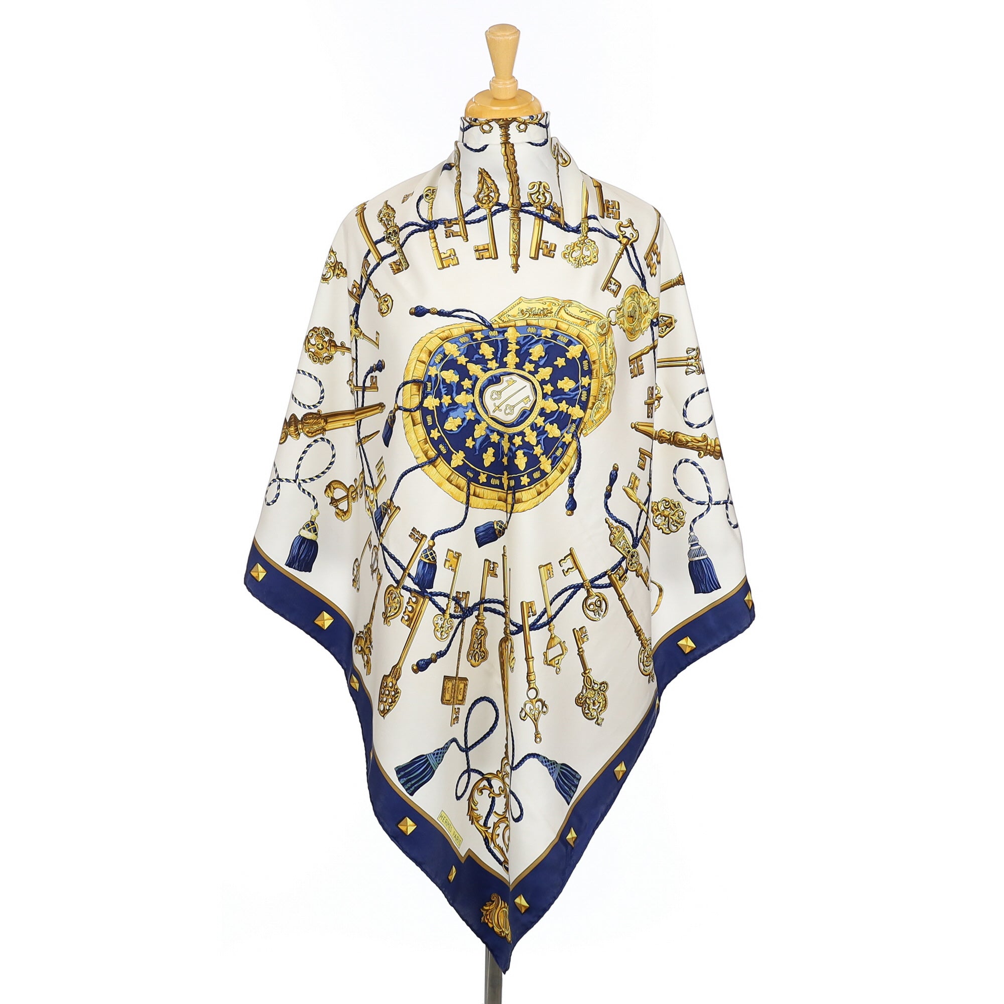 Hermès Les Clefs Silk Scarf