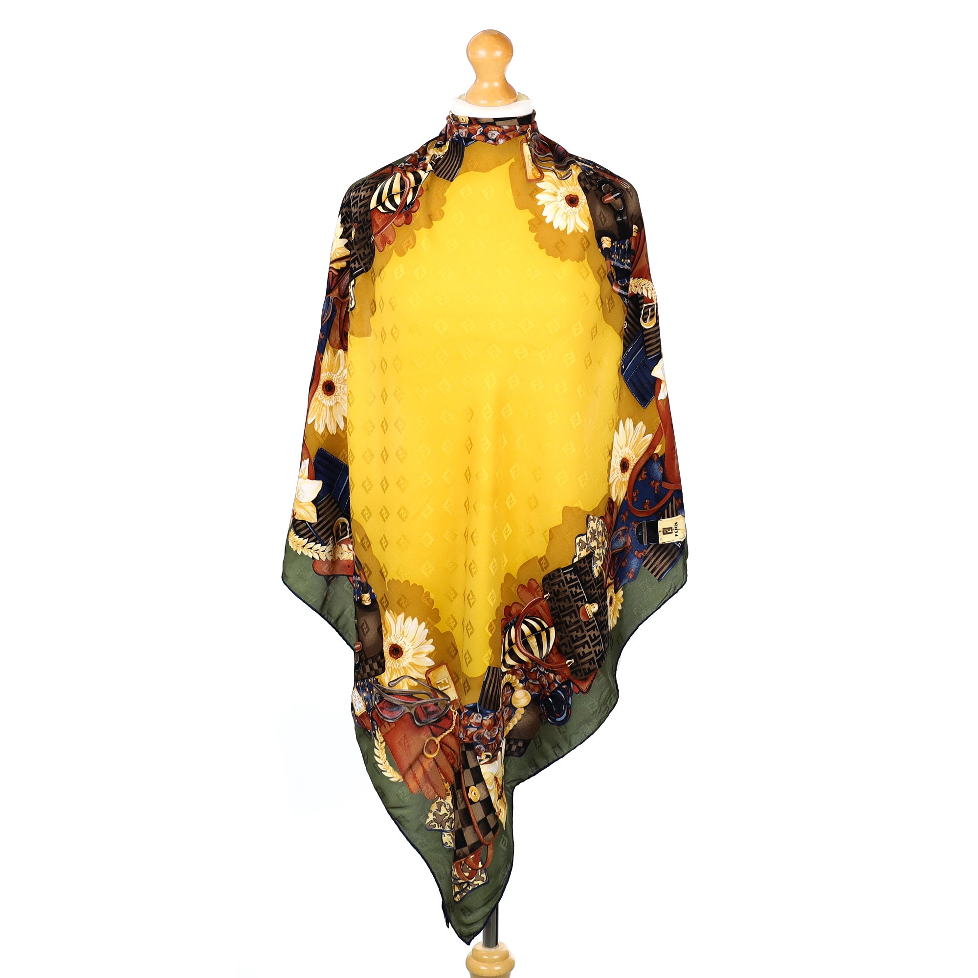 1980’s Fendi Vintage Silk Scarf