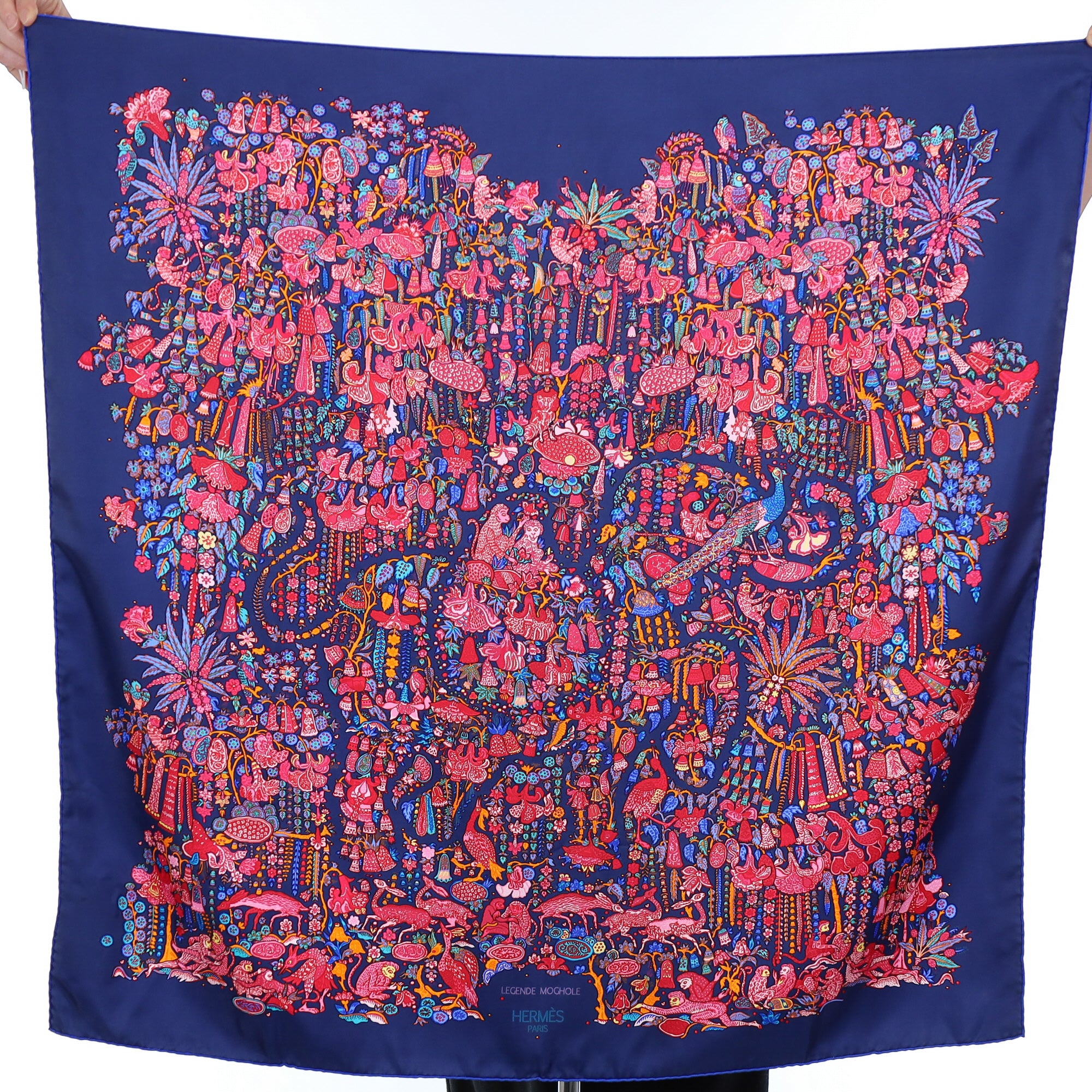 Boxed Hermès Legende Moghole Silk Scarf Rare