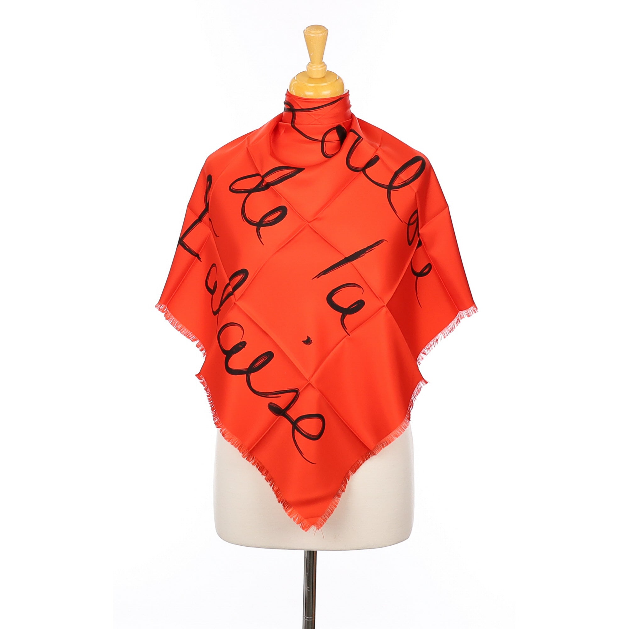 Brand New Boxed Red Loulou de la Falaise Vintage Silk Scarf