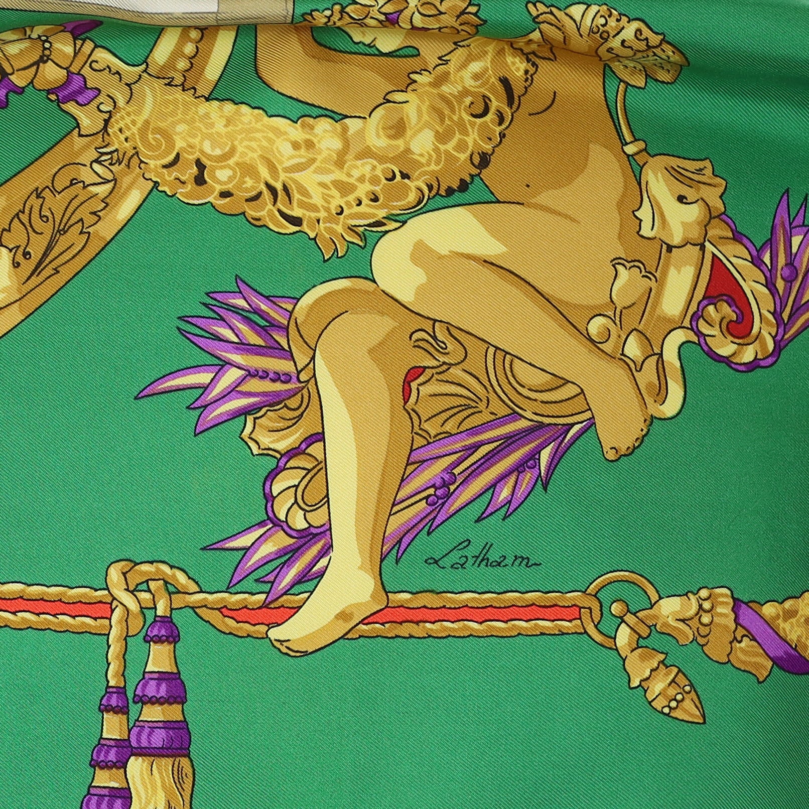 Hermès Hommage a Charles Garnier Silk Scarf