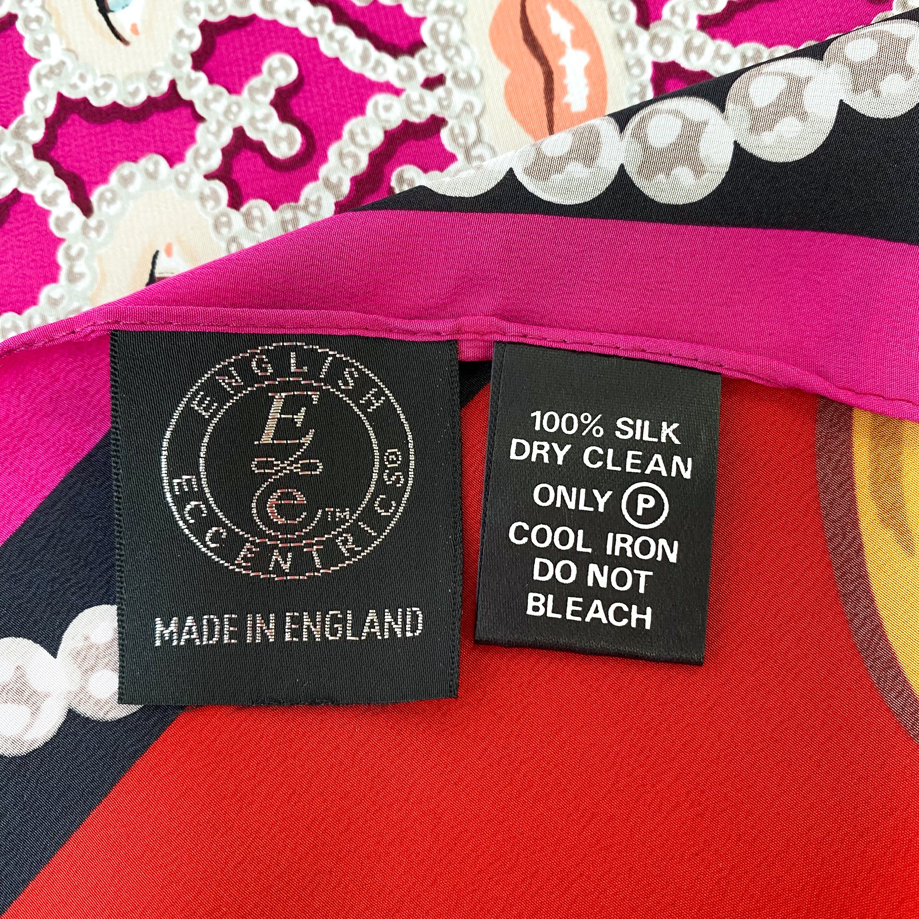 English Eccentrics Silk Scarf