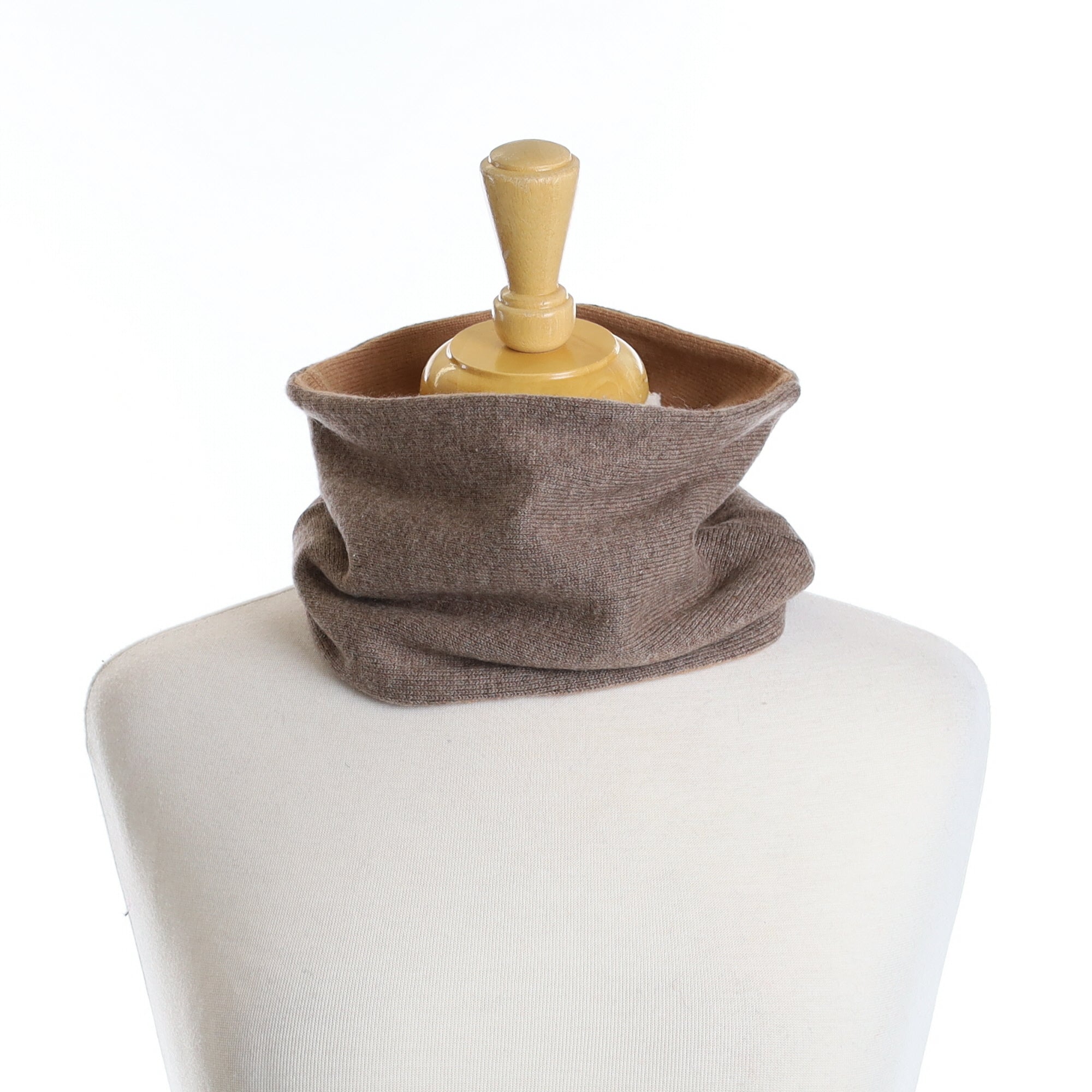 Mocha and Camel Neck Warmer