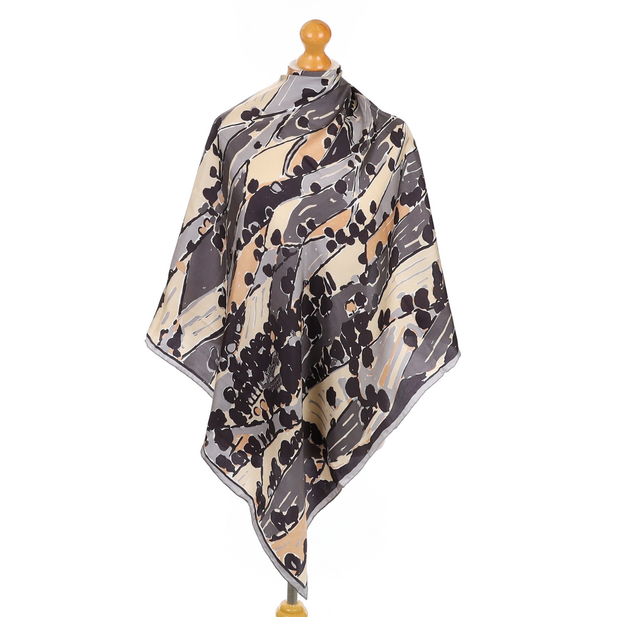 Brand New Abstract Beckford Silk Scarf