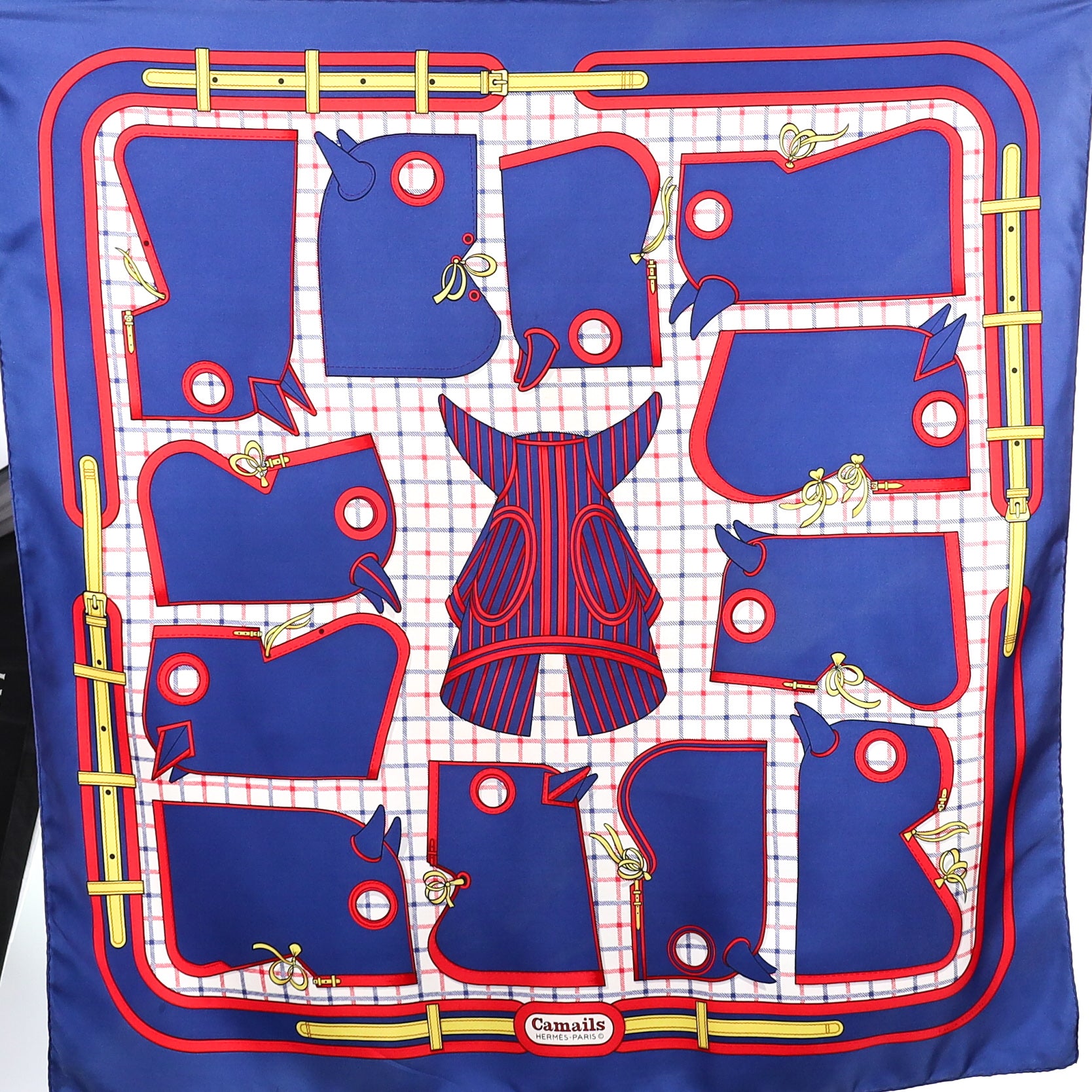 Hermès Camails Silk Scarf Quite Rare