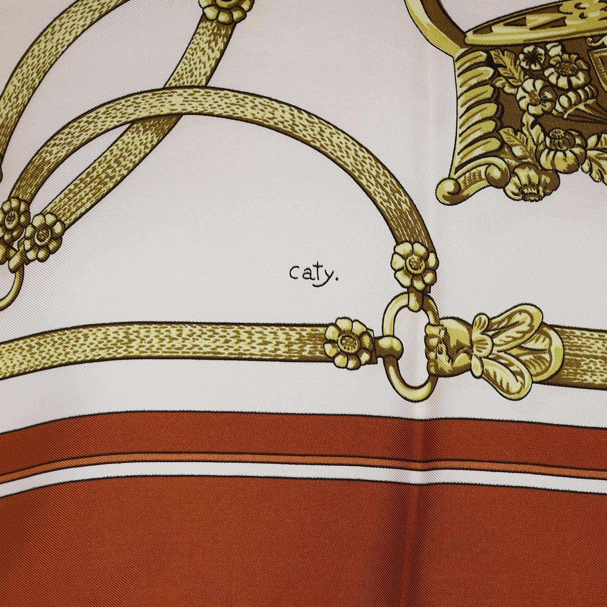 Hermès Gaucho par Hermès Silk Scarf