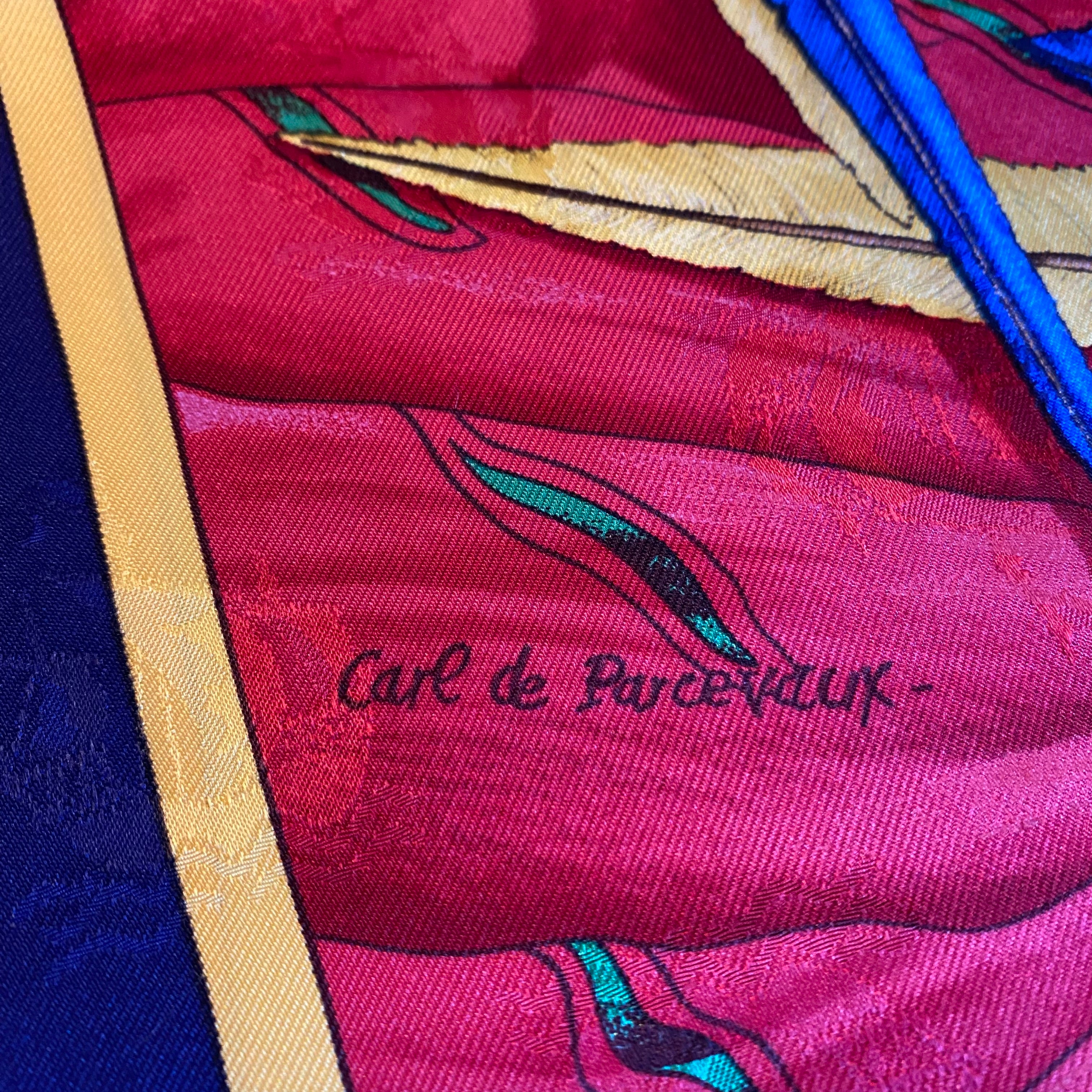 Hermès Christophe Colomb Découvre l’Amérique Silk Scarf