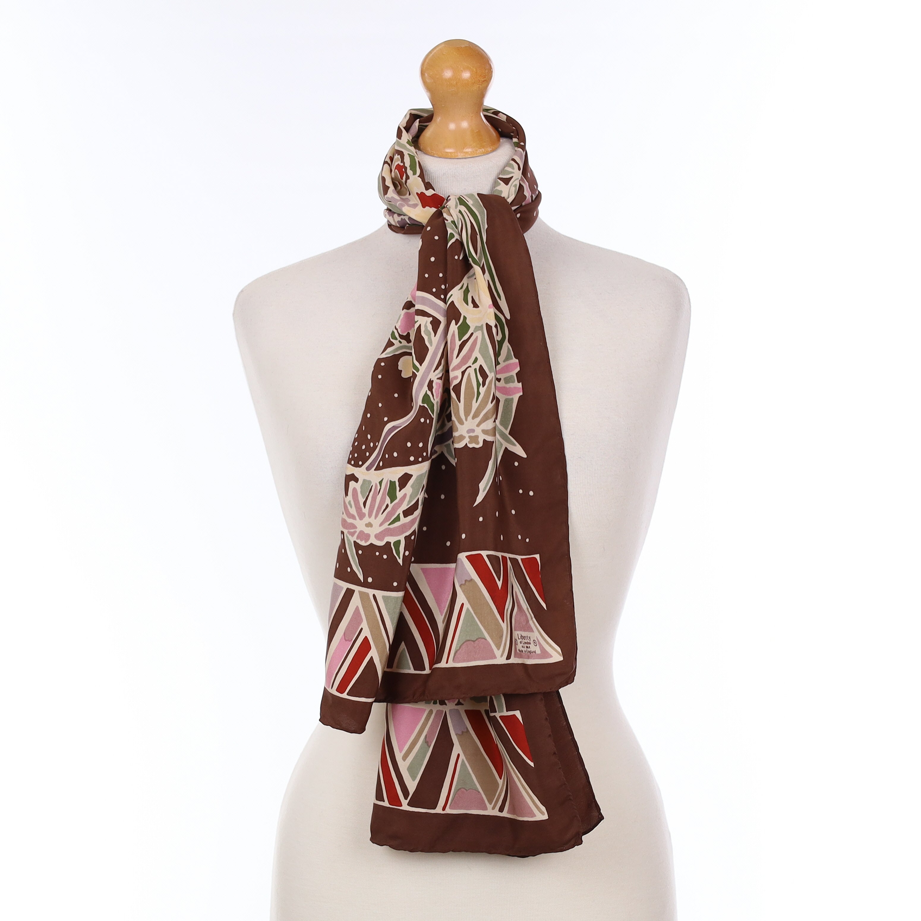 Liberty Floral Vintage Silk Scarf