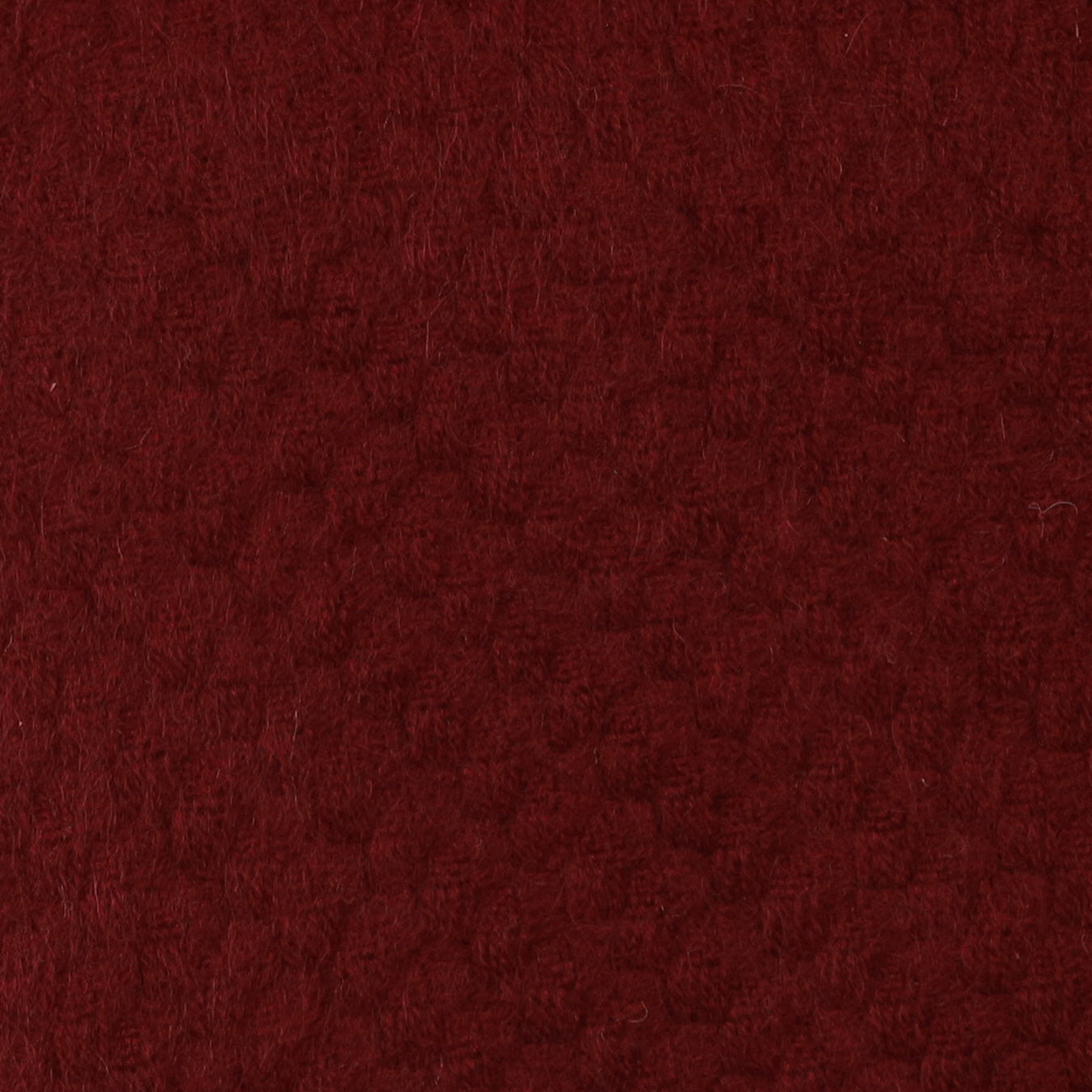 Burgundy Textured Fringed Cashmere Woven Scarf