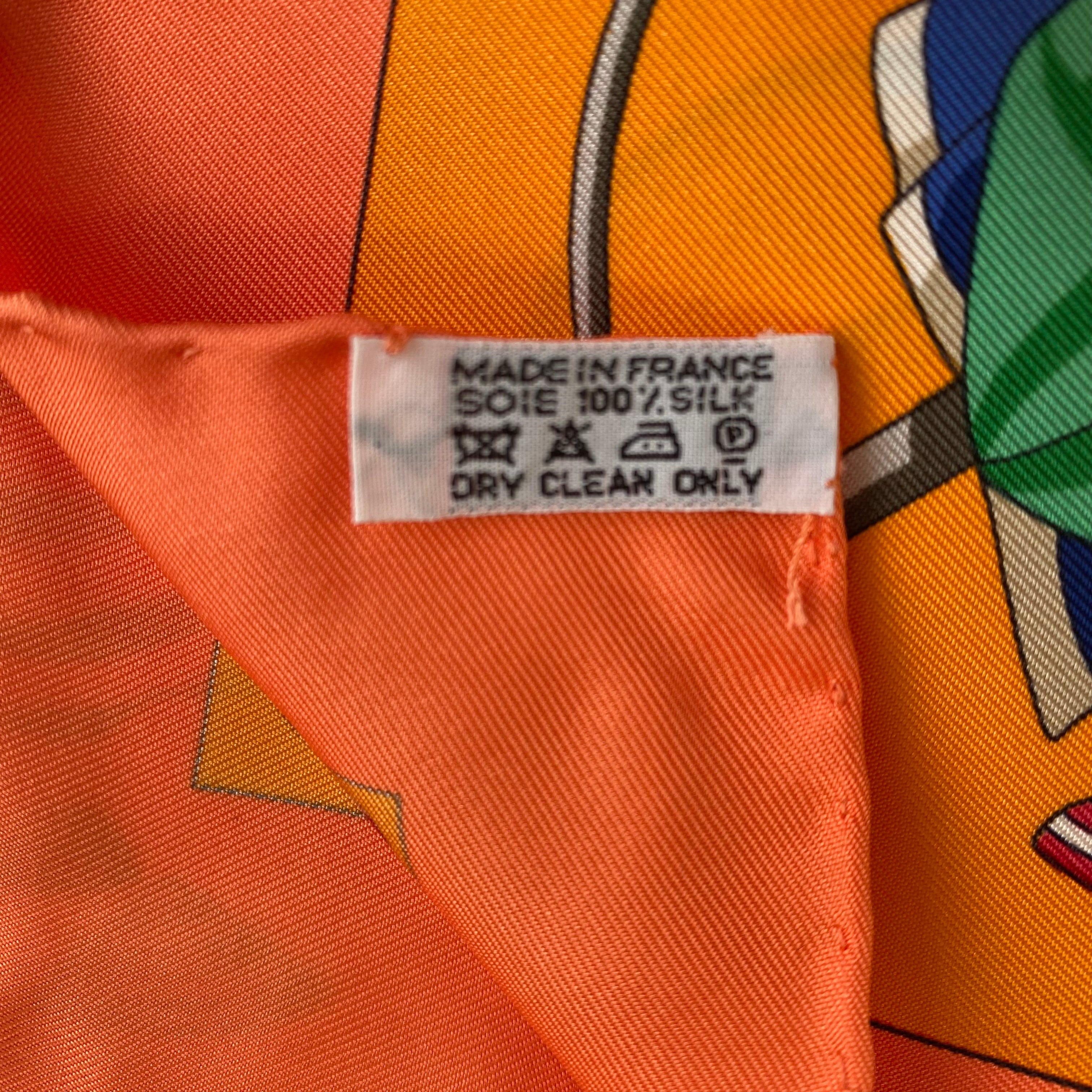 Hermès Charmes Des Plages Normandes Silk Scarf