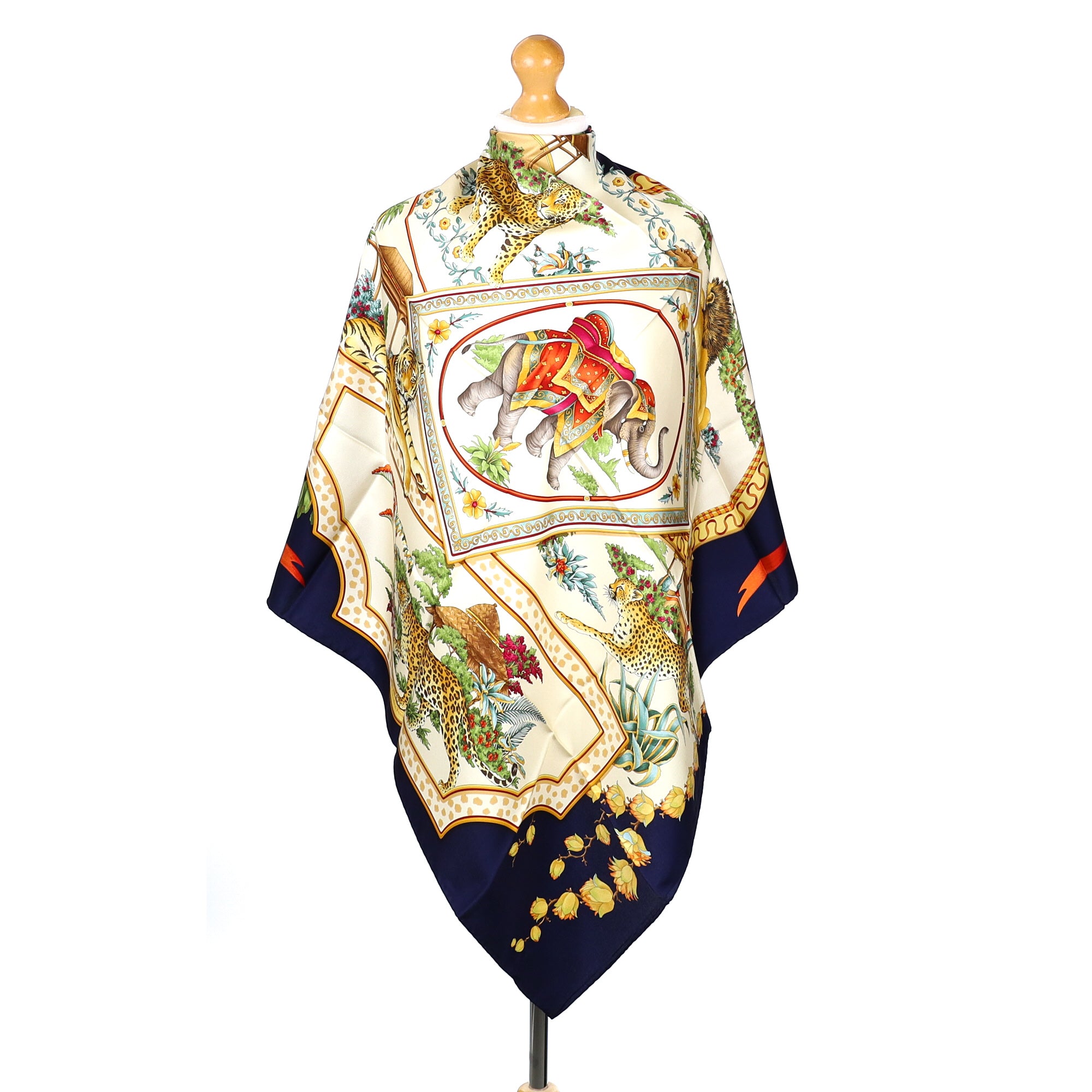 Brand New Boxed Salvatore Ferragamo Silk Scarf