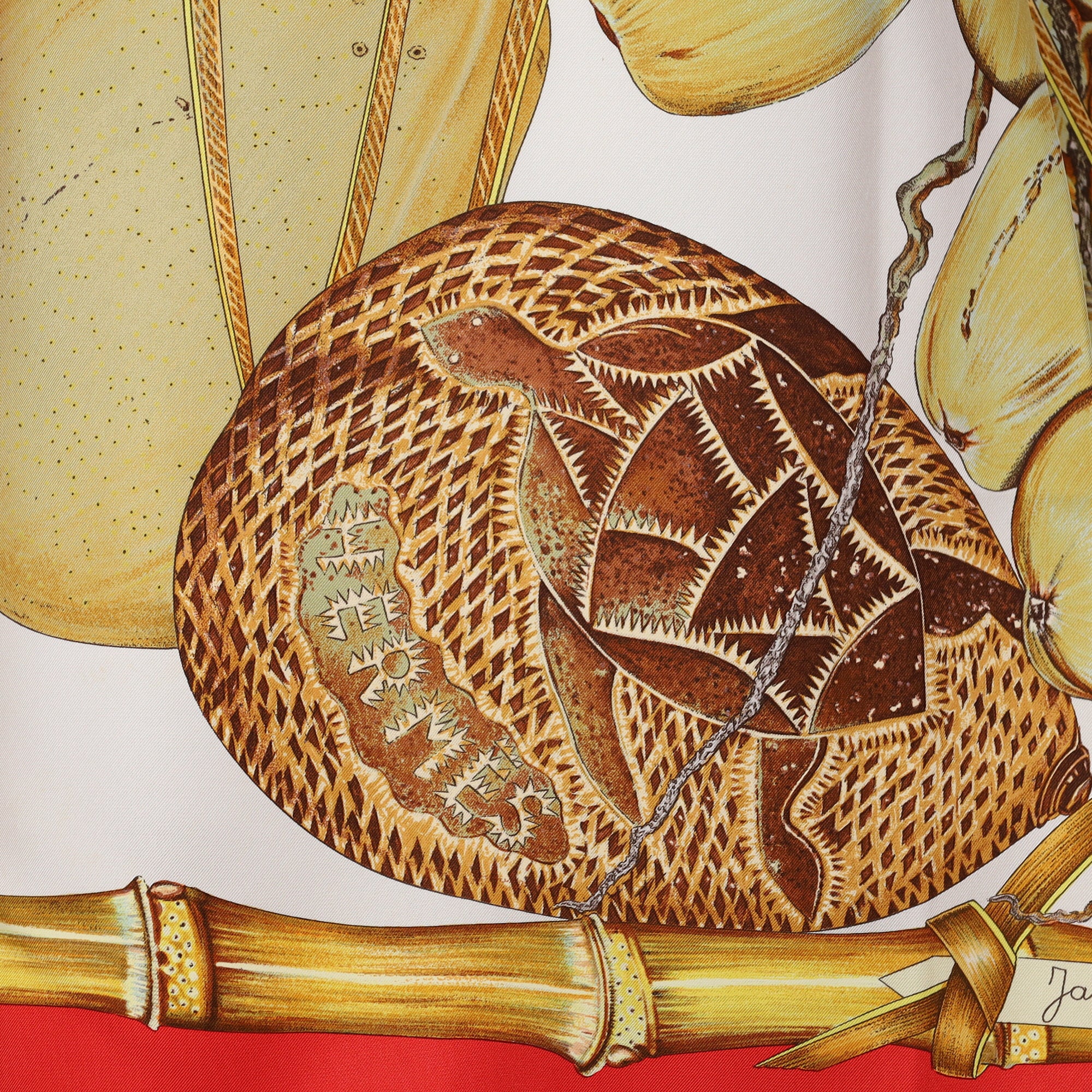 Hermès Jardin Gréole Silk Scarf