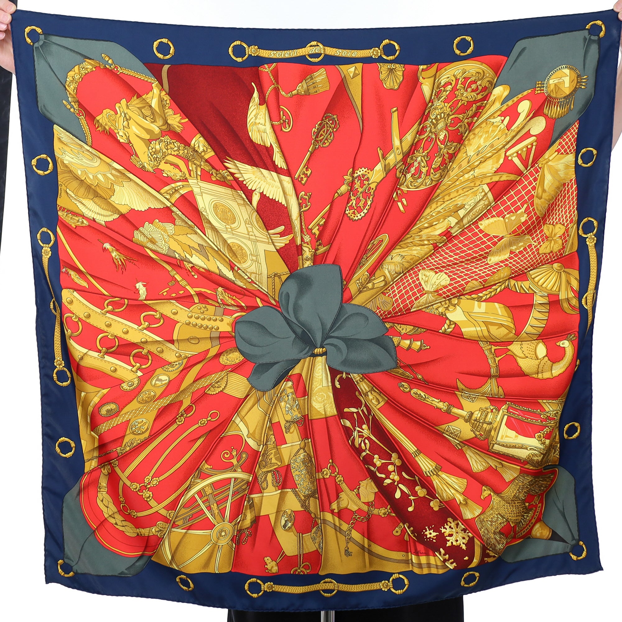 Hermès Soleil de Soie Vintage Silk Scarf