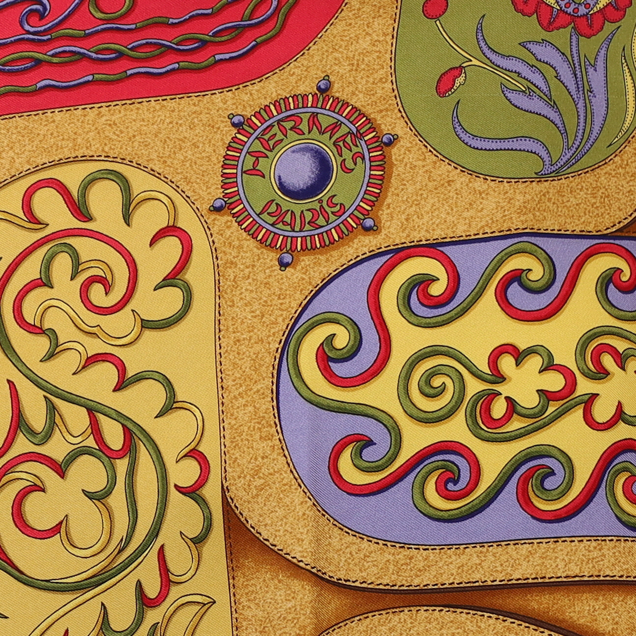 Hermès Renomme Festival des amazones Silk Scarf Quite Rare