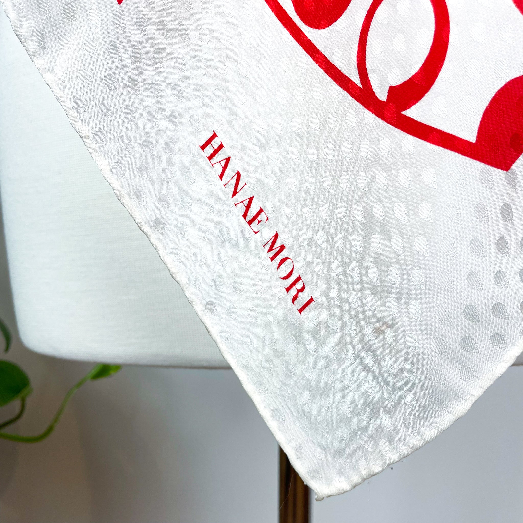 New Boxed Hanae Mori Designer Silk Scarf