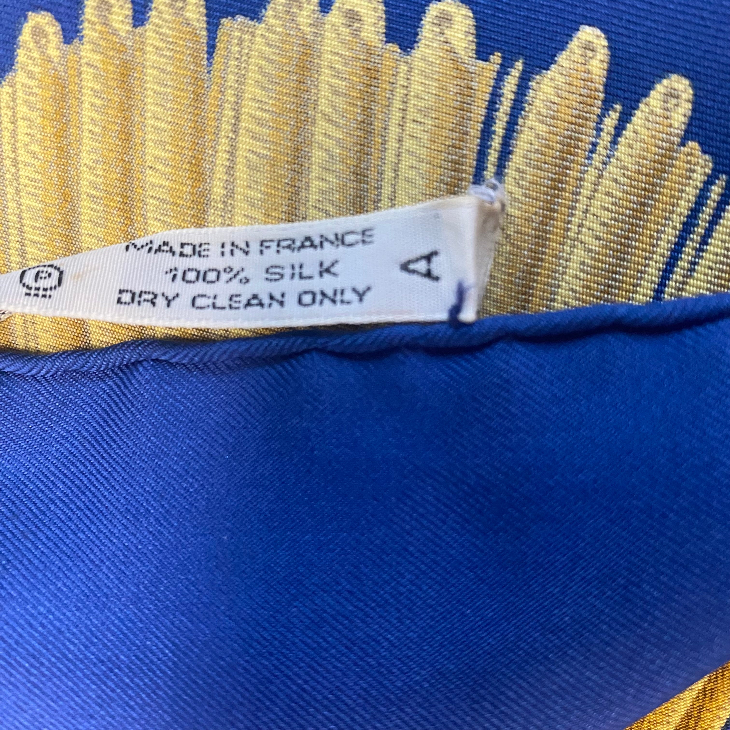 Hermès Poste et Cavalerie Silk Scarf