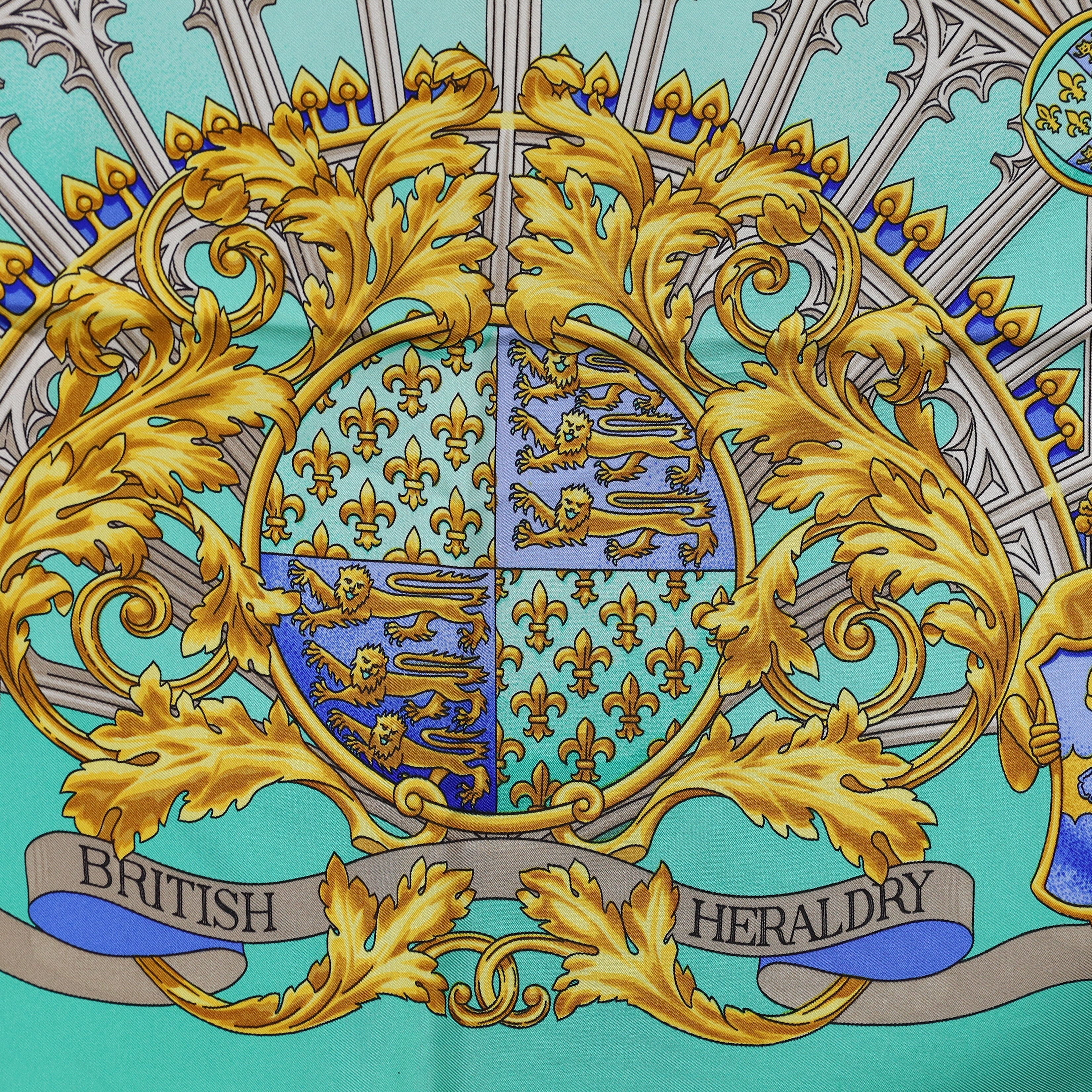 Hermès British Heraldry Silk Scarf