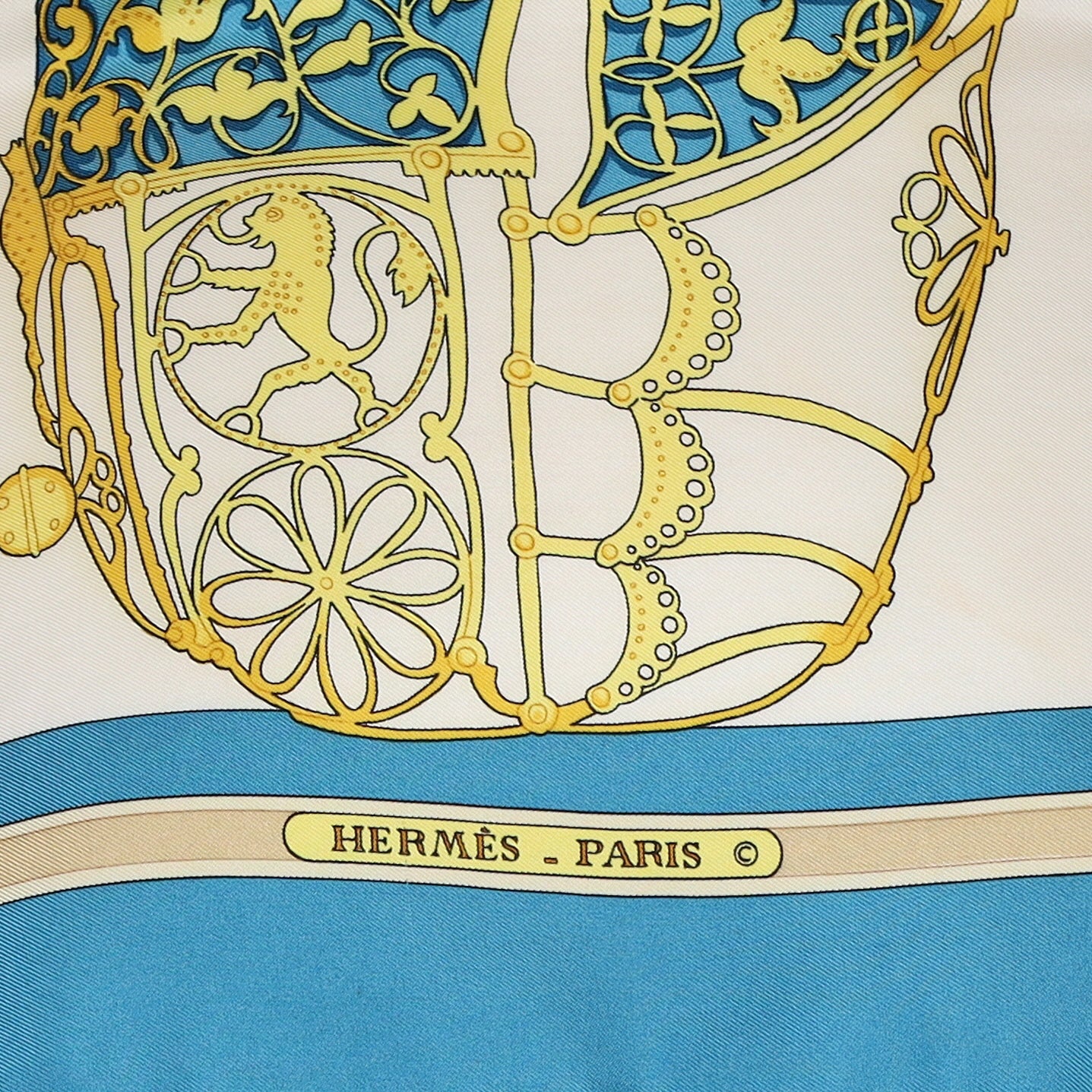 Hermès Les Muserolles Silk Scarf