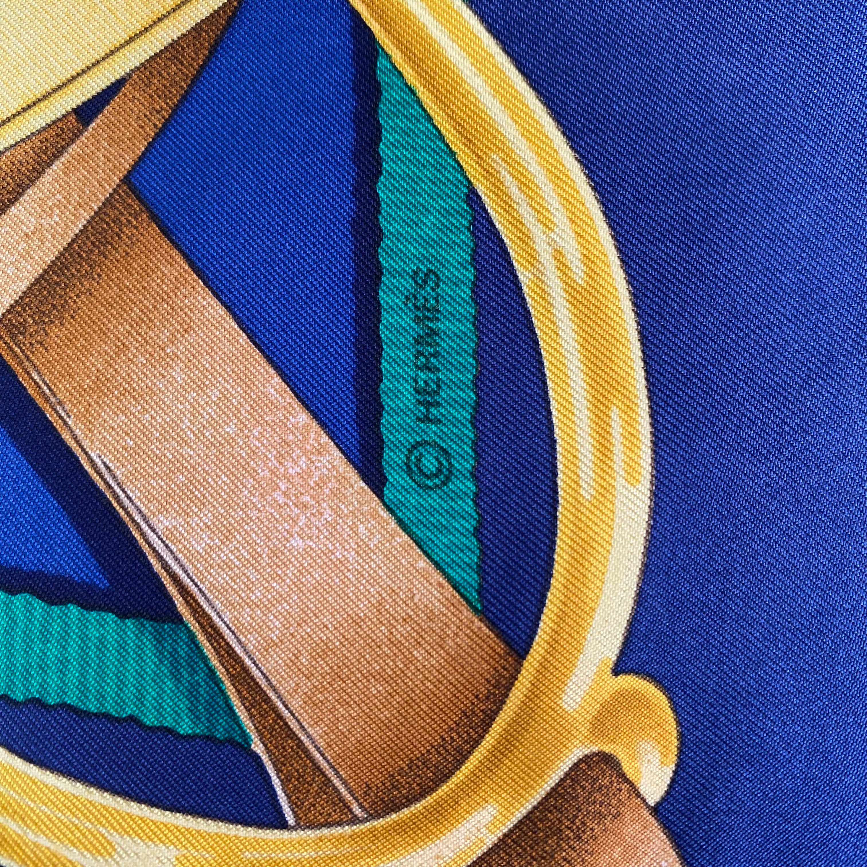 Hermès Grand Manège Designer Silk Scarf