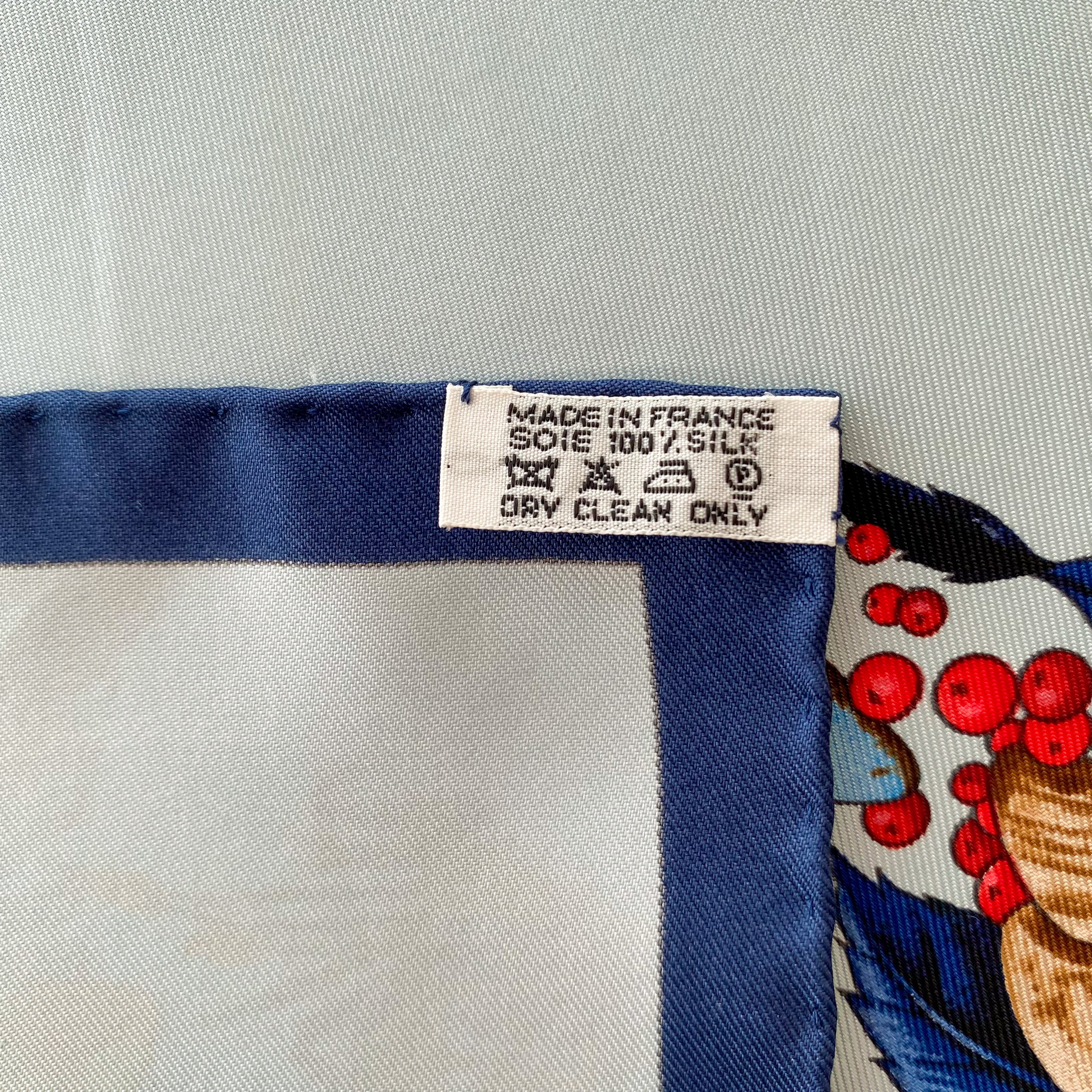 Pristine Boxed Hermès Pythagore Silk Scarf
