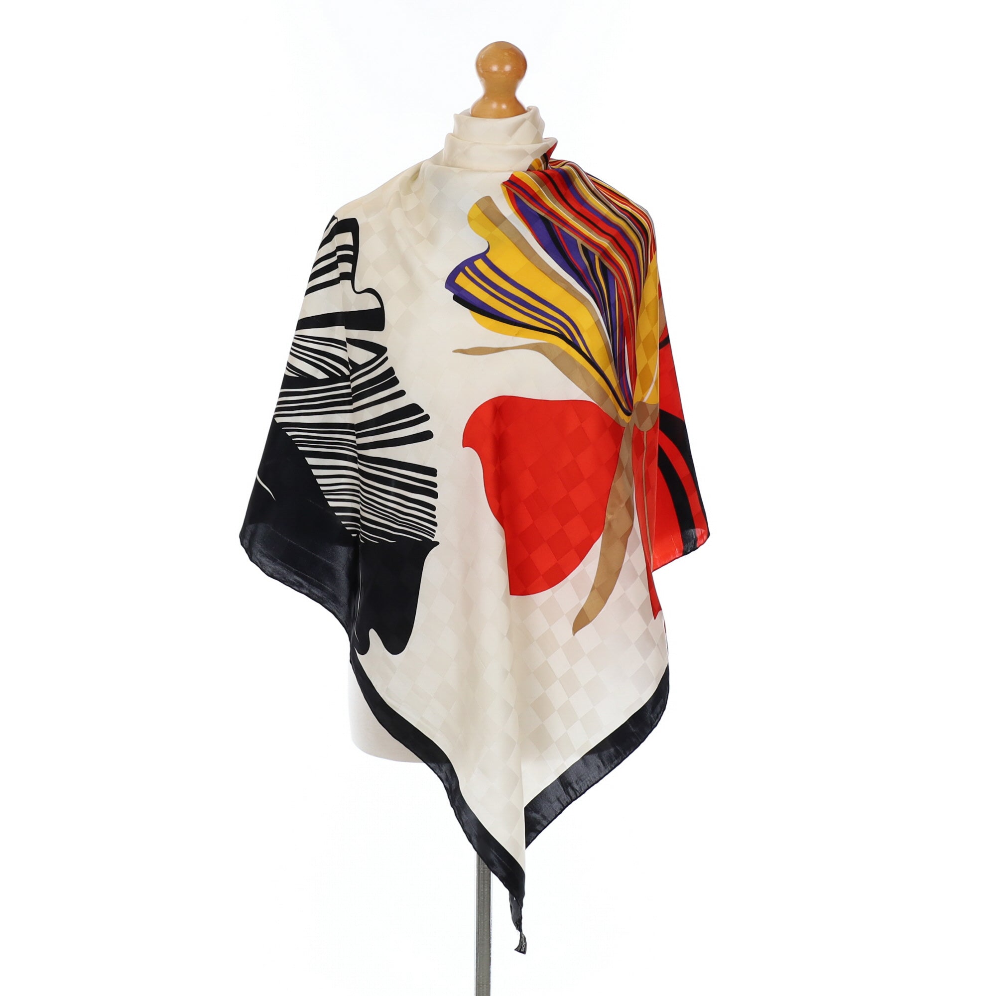 Immaculate Boxed Pierre Balmain Vintage Silk Scarf