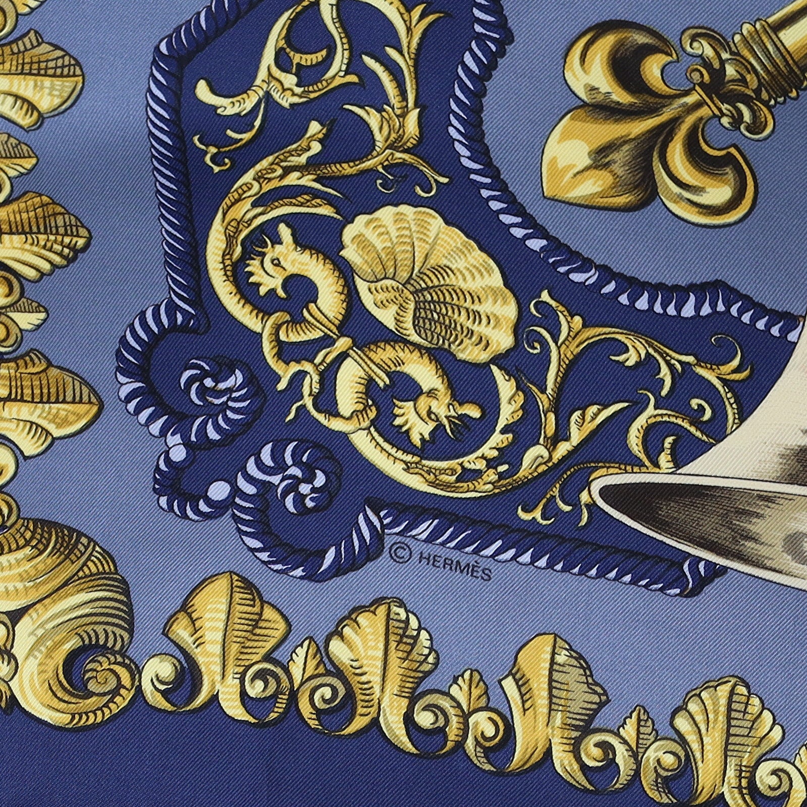 Hermès Lvdovicvs Magnvs Silk Scarf