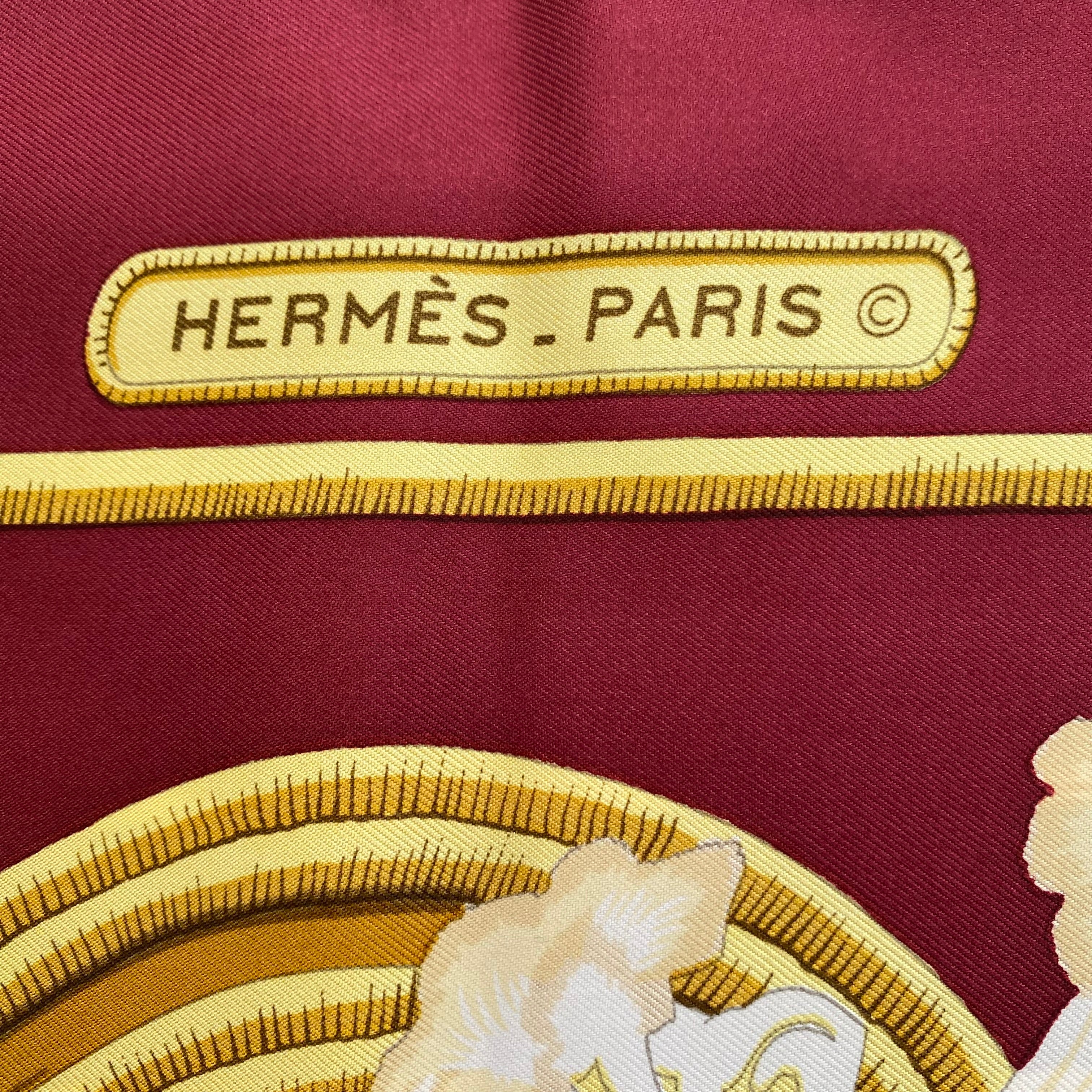 Hermès Caraibes Silk Scarf
