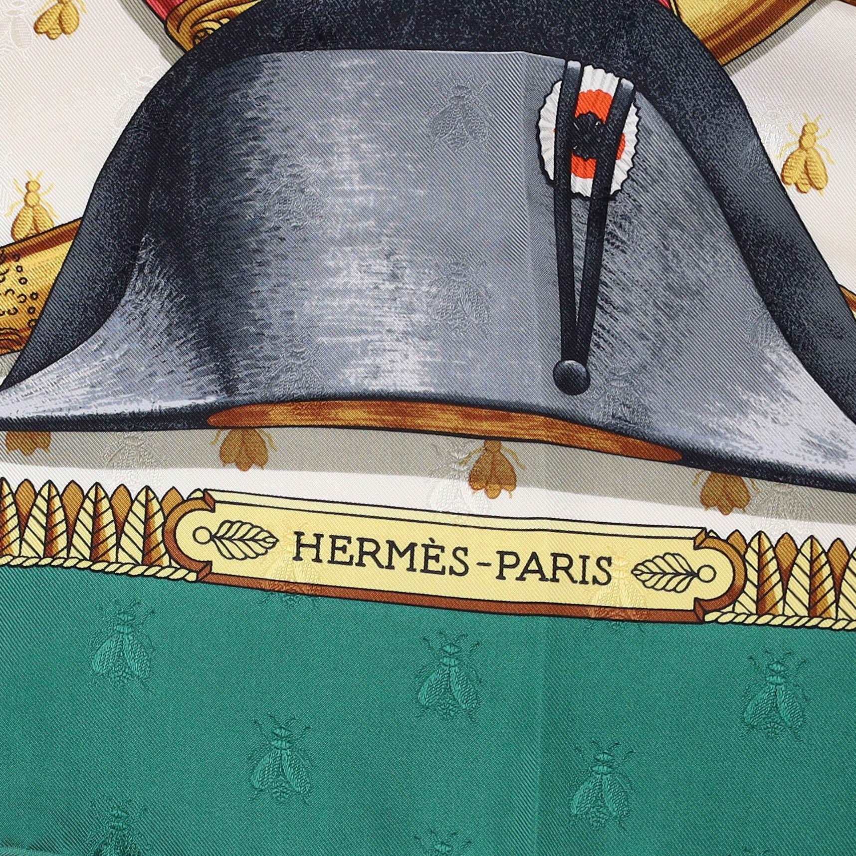Pristine Hermès Napoléon Silk Scarf